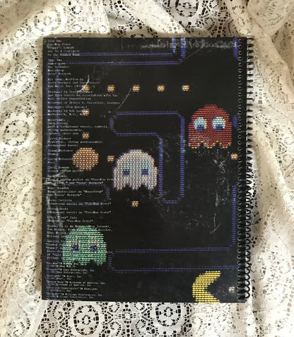 Pac-Man Recycled Album Cover Notebook