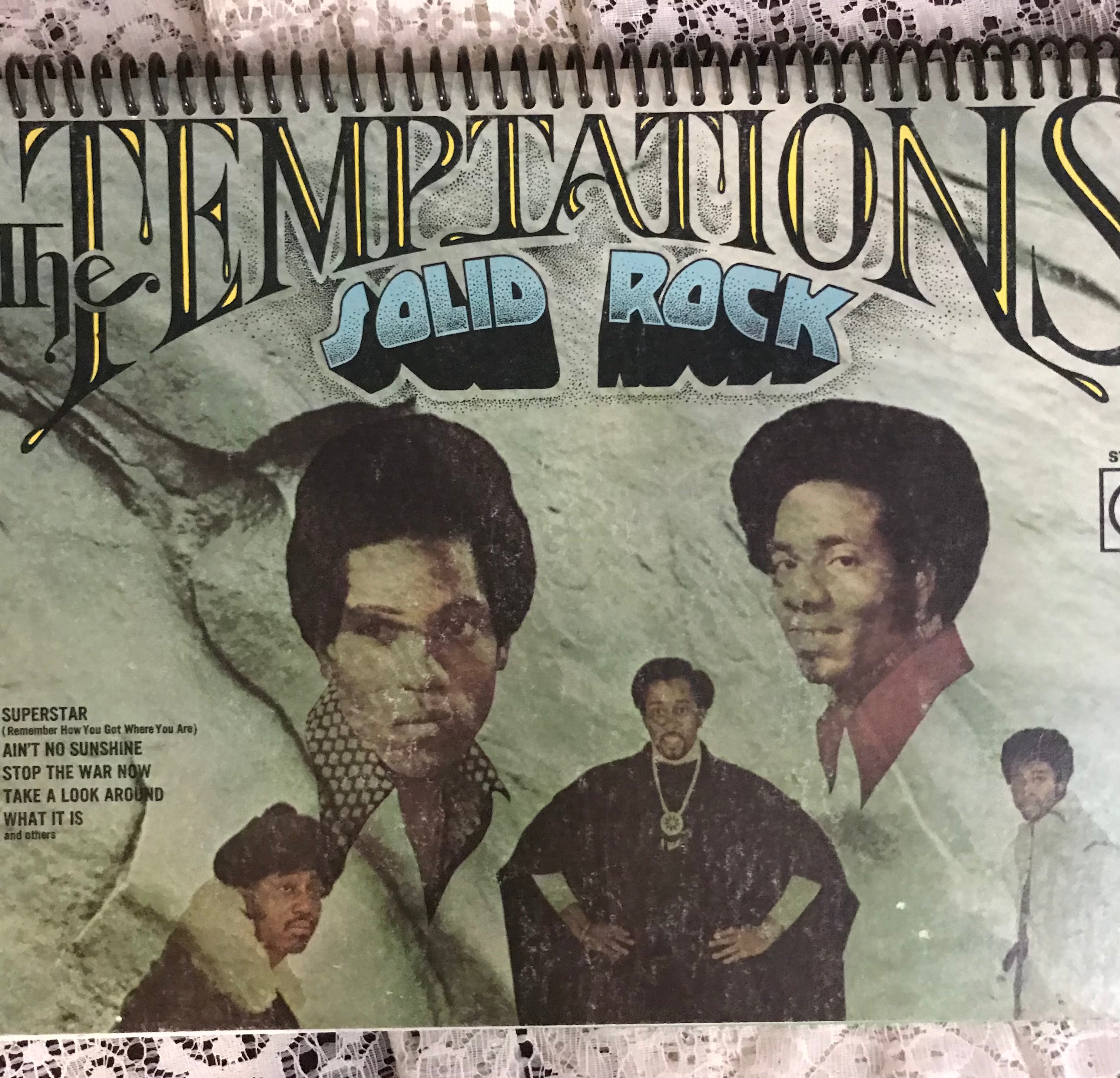 Temptations Solid Gold Album Cover Notebook