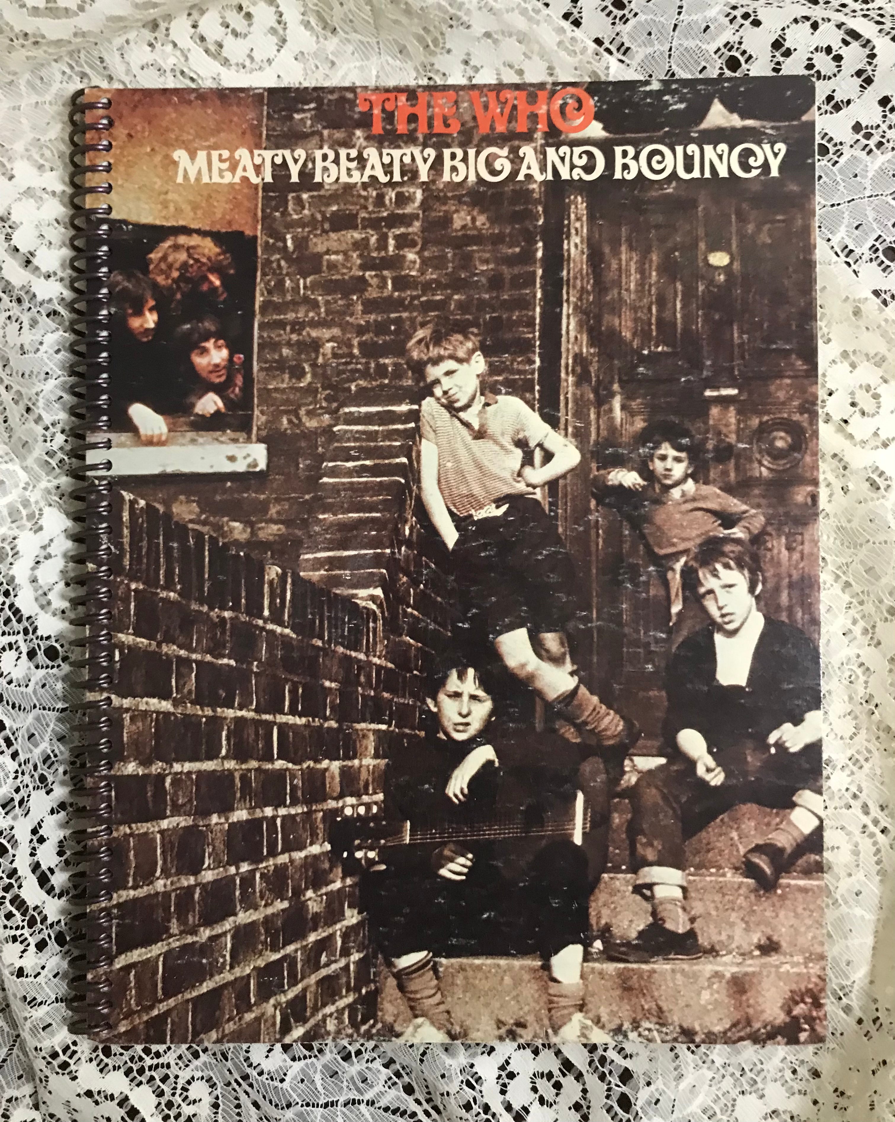 The Who Meaty Beaty Big and Bouncy Album Cover Notebook