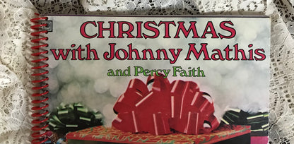 Christmas with Johnny Mathis and Percy Faith Album Cover Notebook