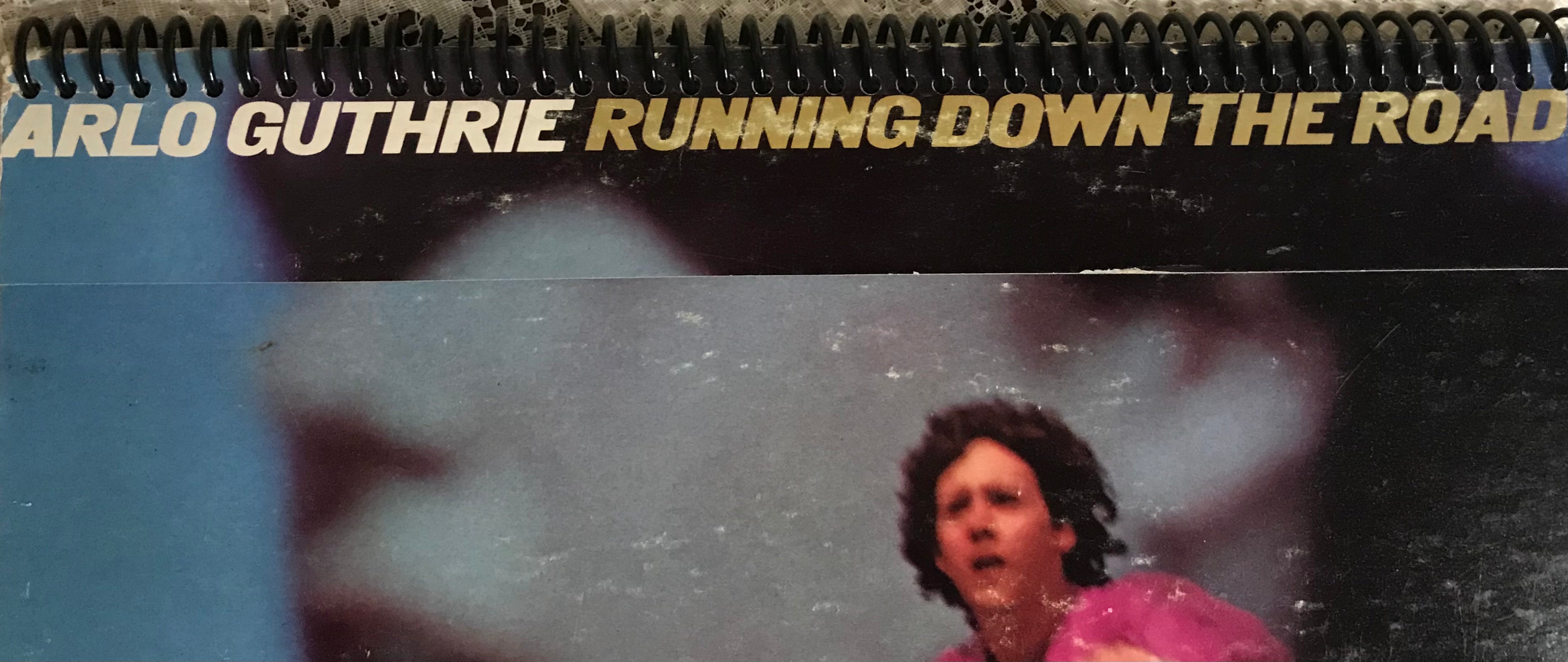 Arlo Guthrie Running Down The Road Album Cover Notebook