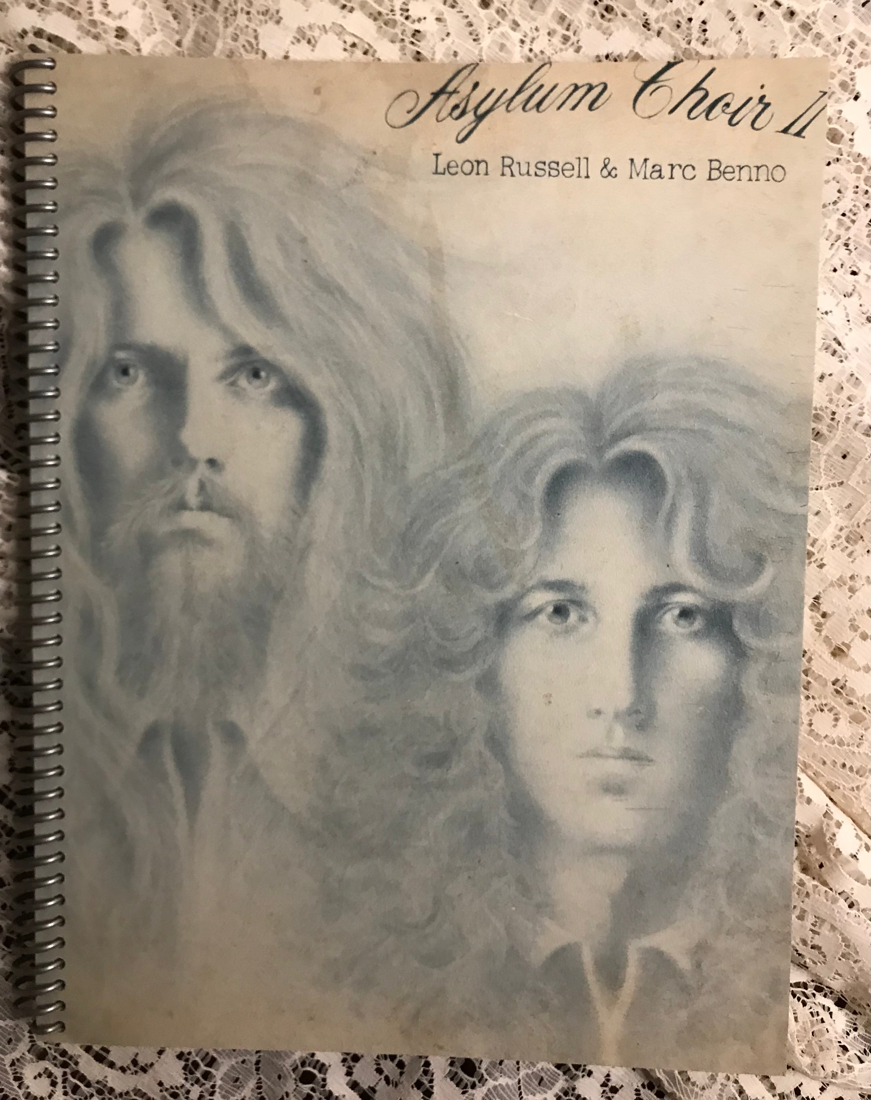 Leon Russell and Marc Benno Album Cover Notebook