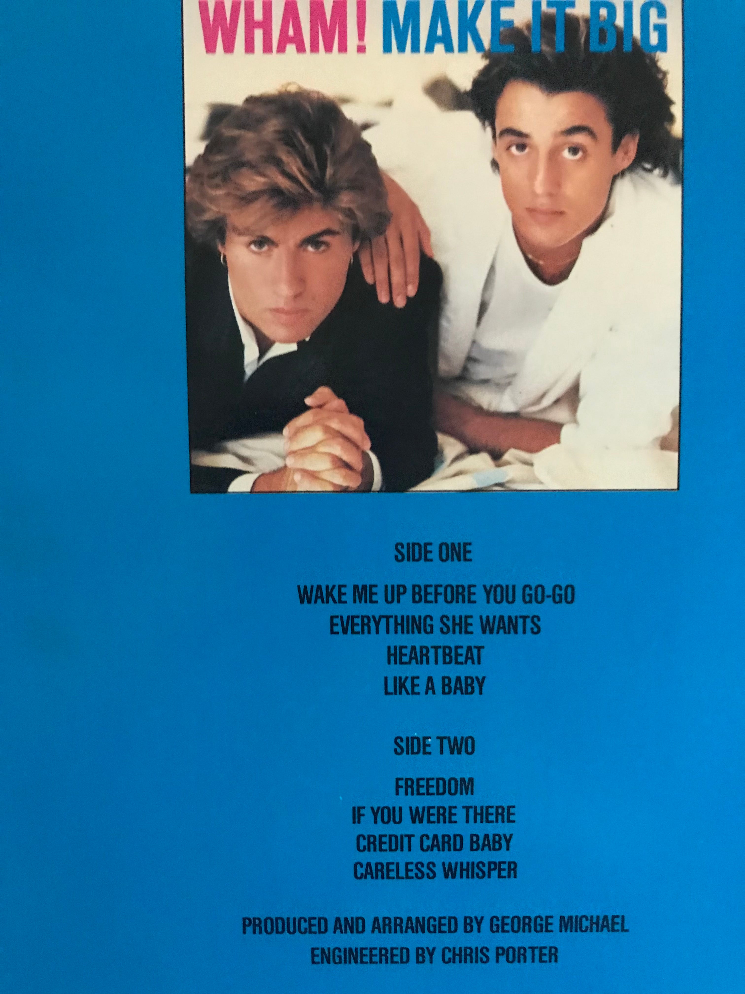 Wham Make It Big Album Cover Notebook