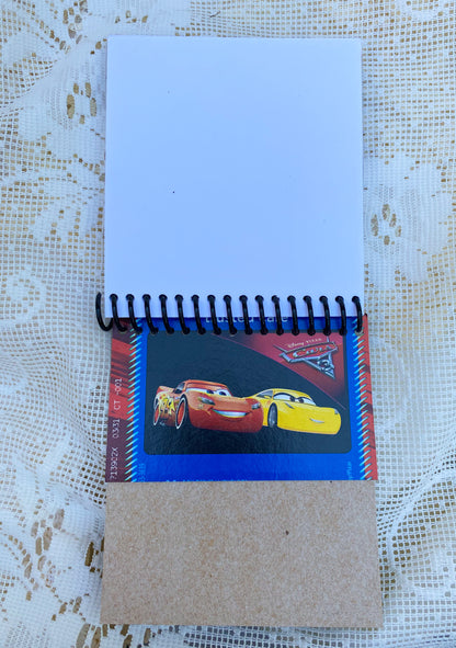 Disney Pixar’s Cars - Lightning McQueen Recycled Kleenex Box Notebook