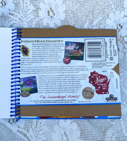 Leinenkugel’s Oktoberfest Recycled Beer Carton Notebook