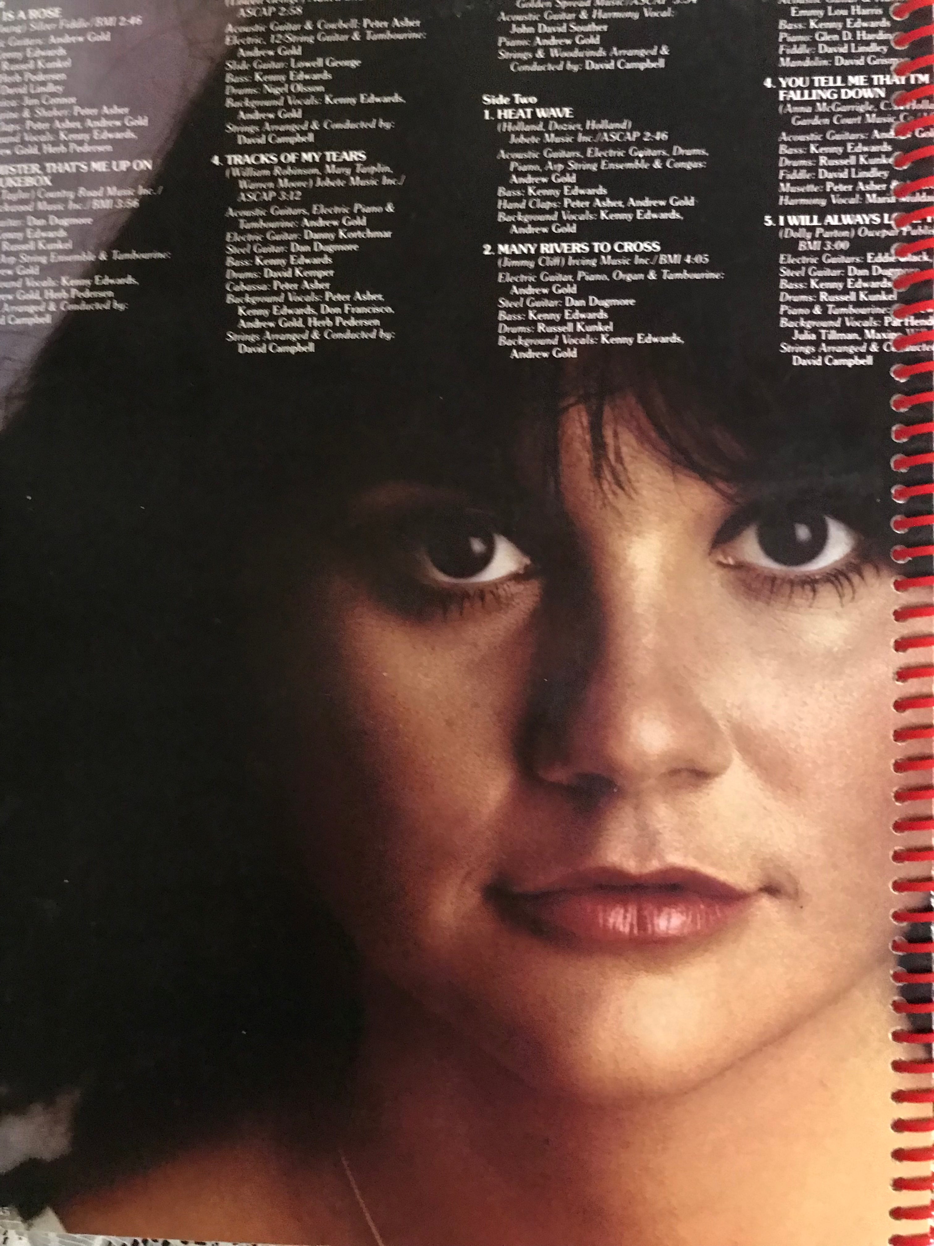 Linda Ronstadt Prisoner in Disguise Album Cover Notebook