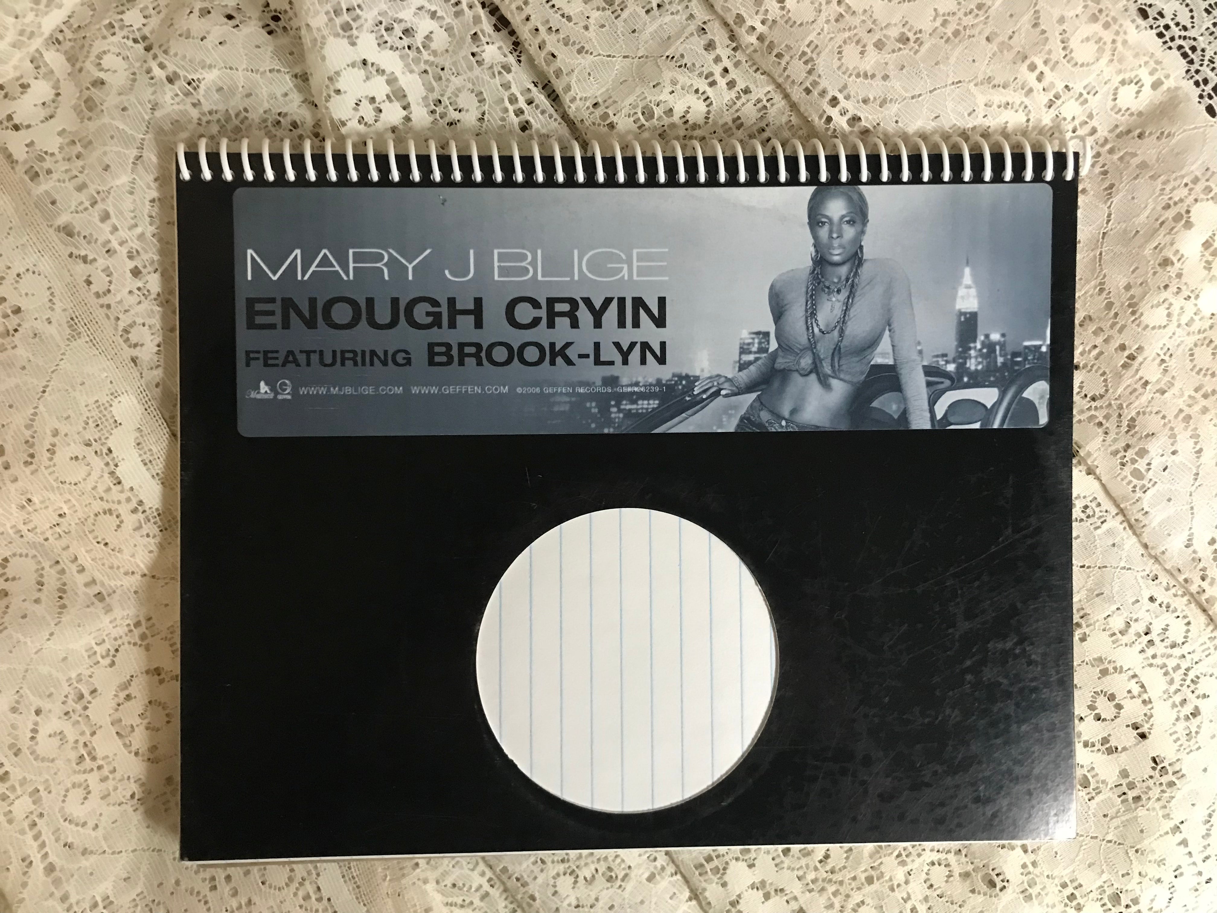 Mary J Blige Album Cover Notebook