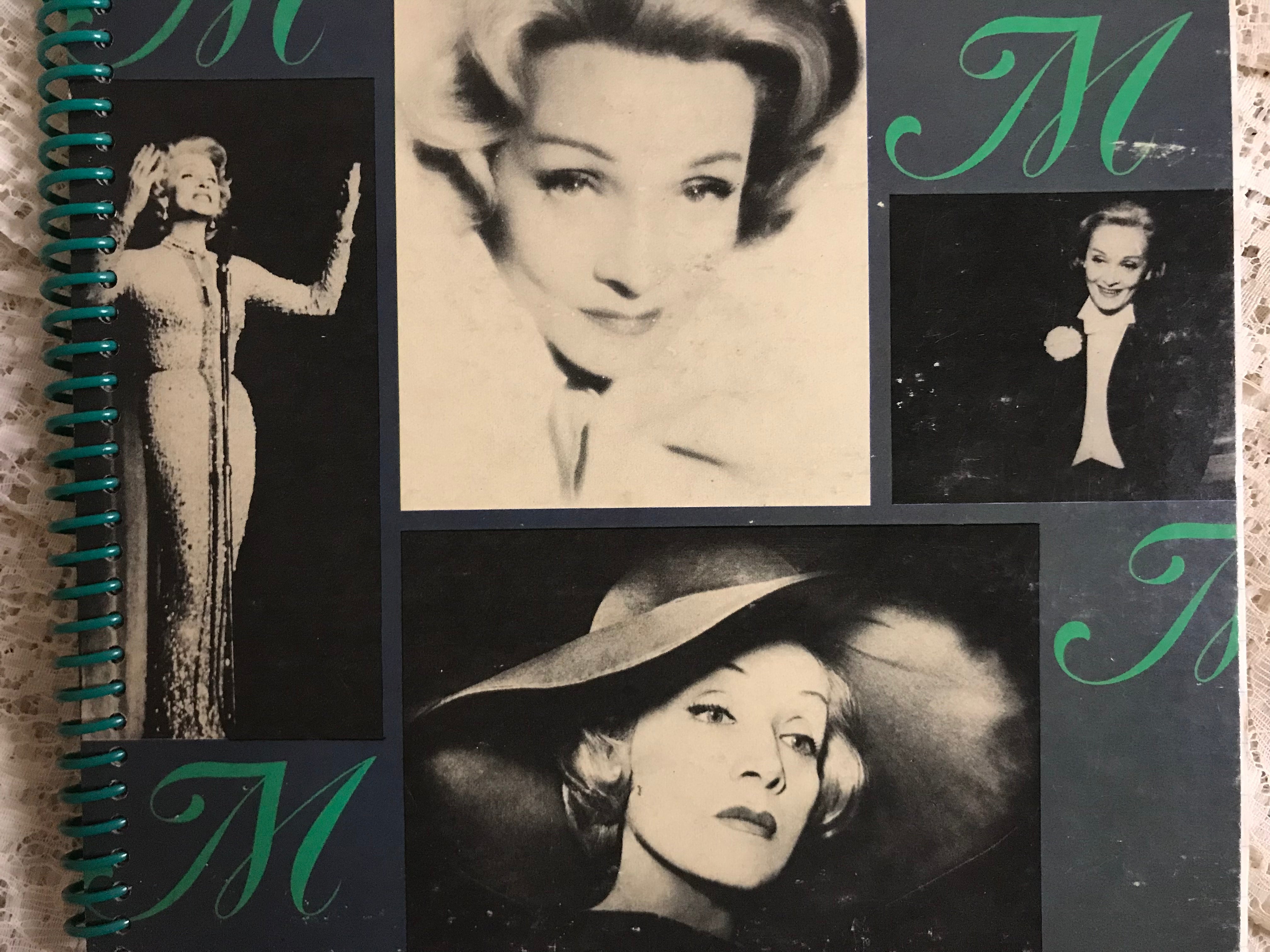 Marlene  Dietrich Album Cover Notebook