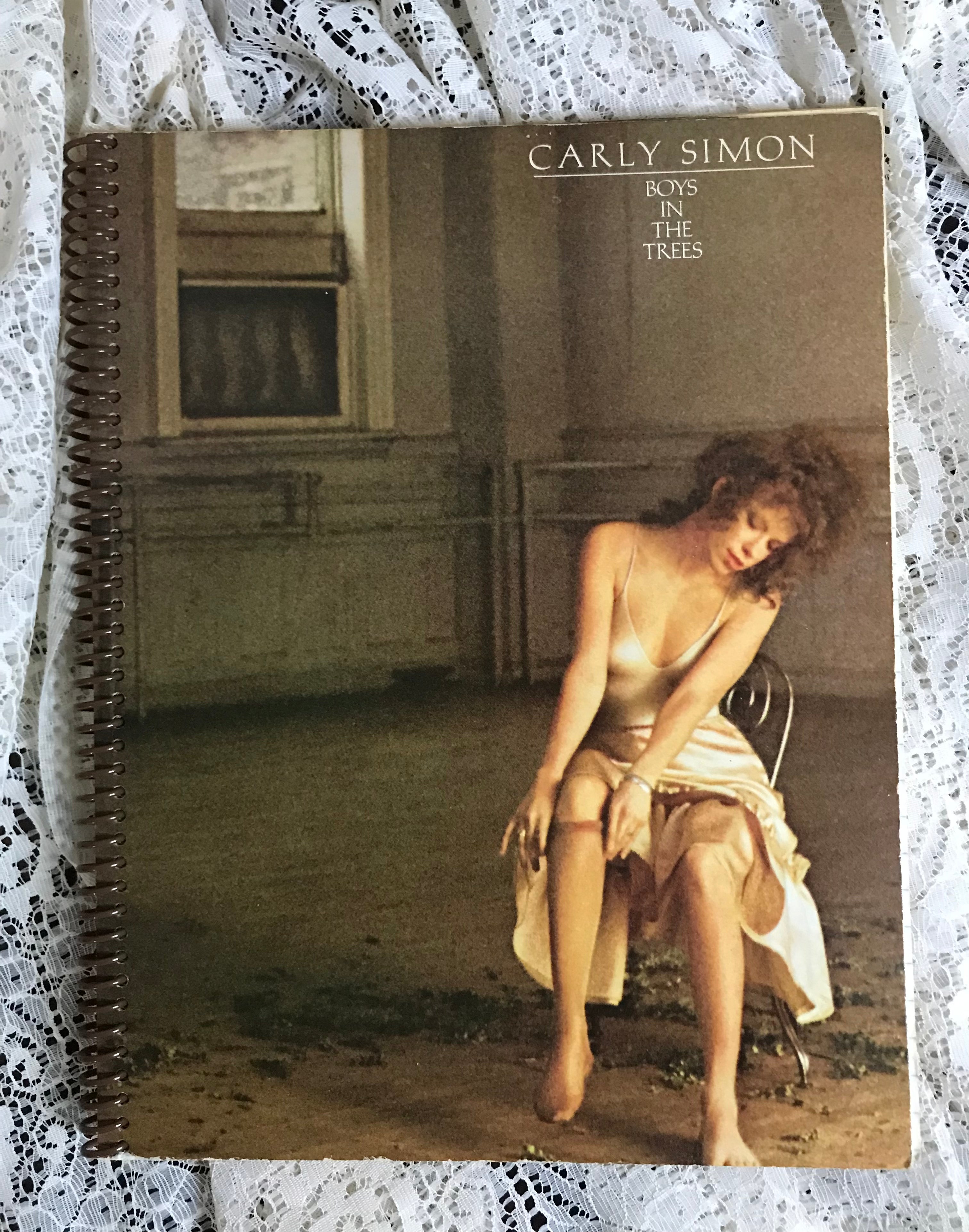 Carly Simon Boys in the Trees Album Cover Notebook