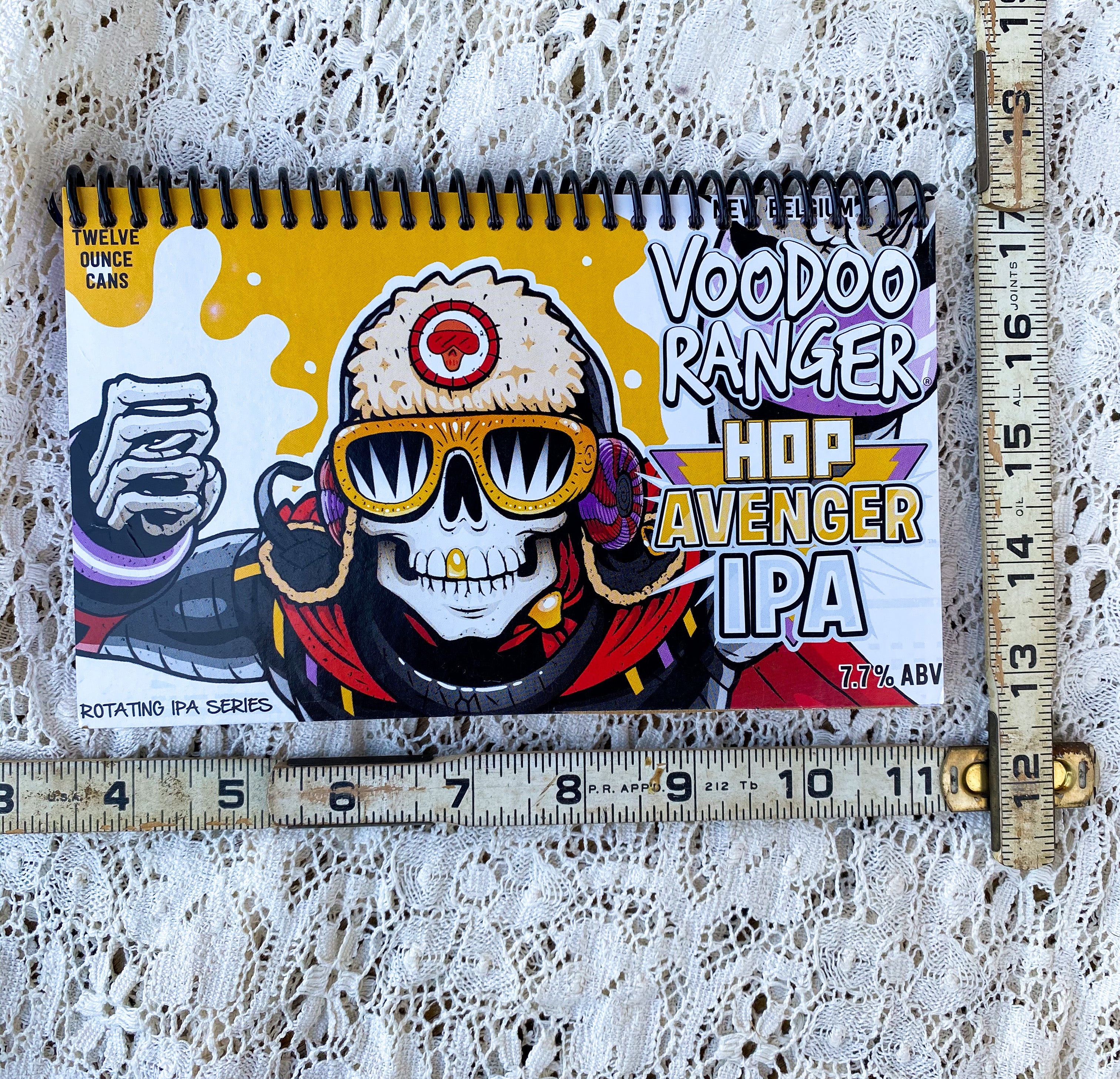 Voodoo Ranger Hop Avenger IPA Recycled Beer Carton Notebook