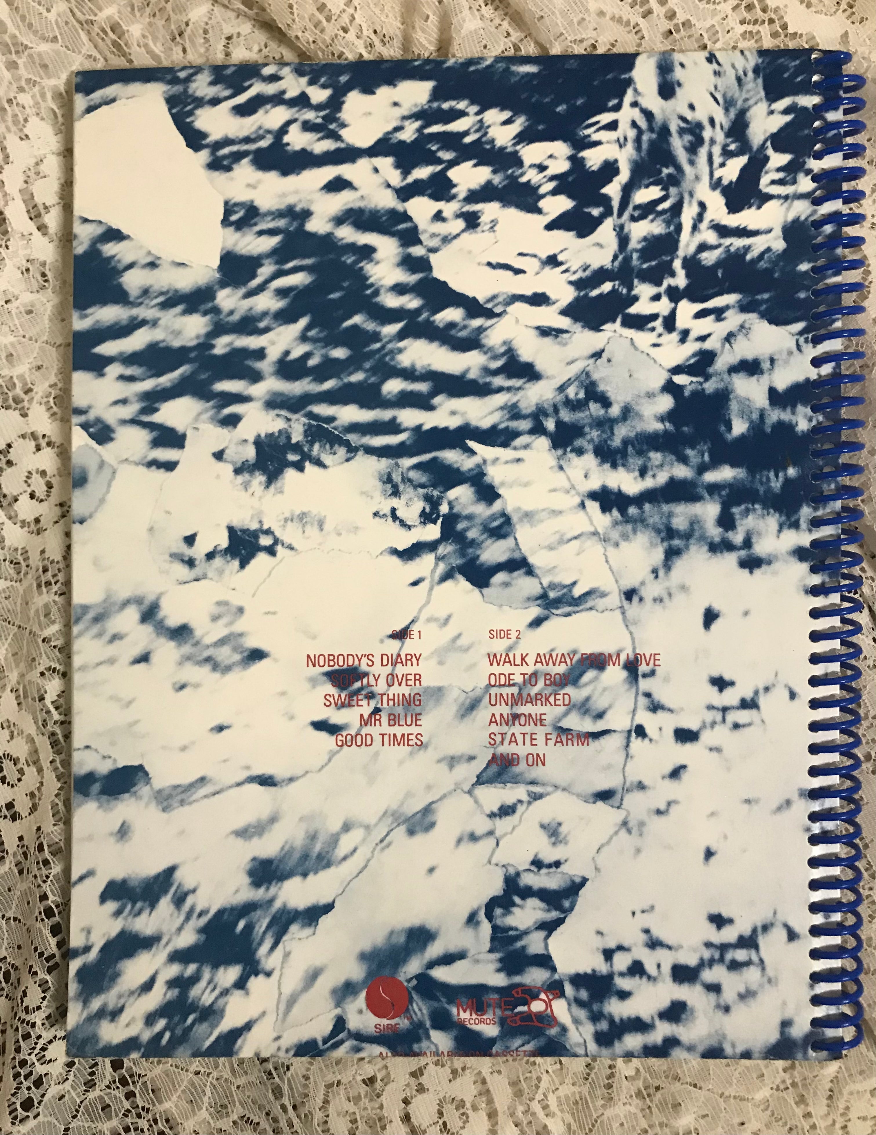 Yaz Album Cover Notebook