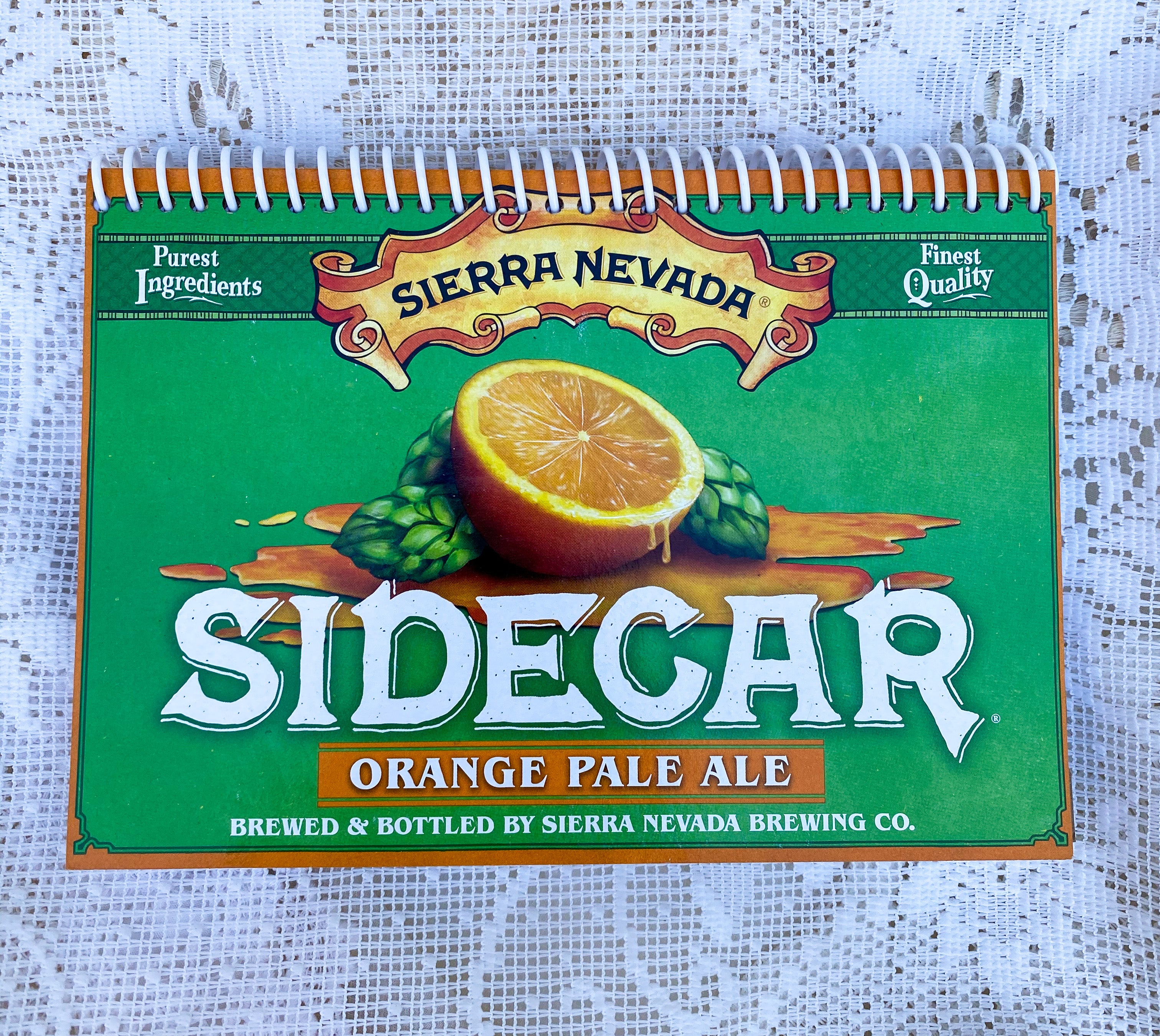 Sierra Nevada Sidecar Recycled Beer Carton Notebook
