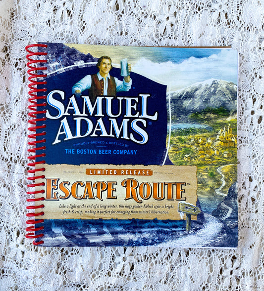 Samuel Adams Escape Route Recycled Beer Carton Notebook