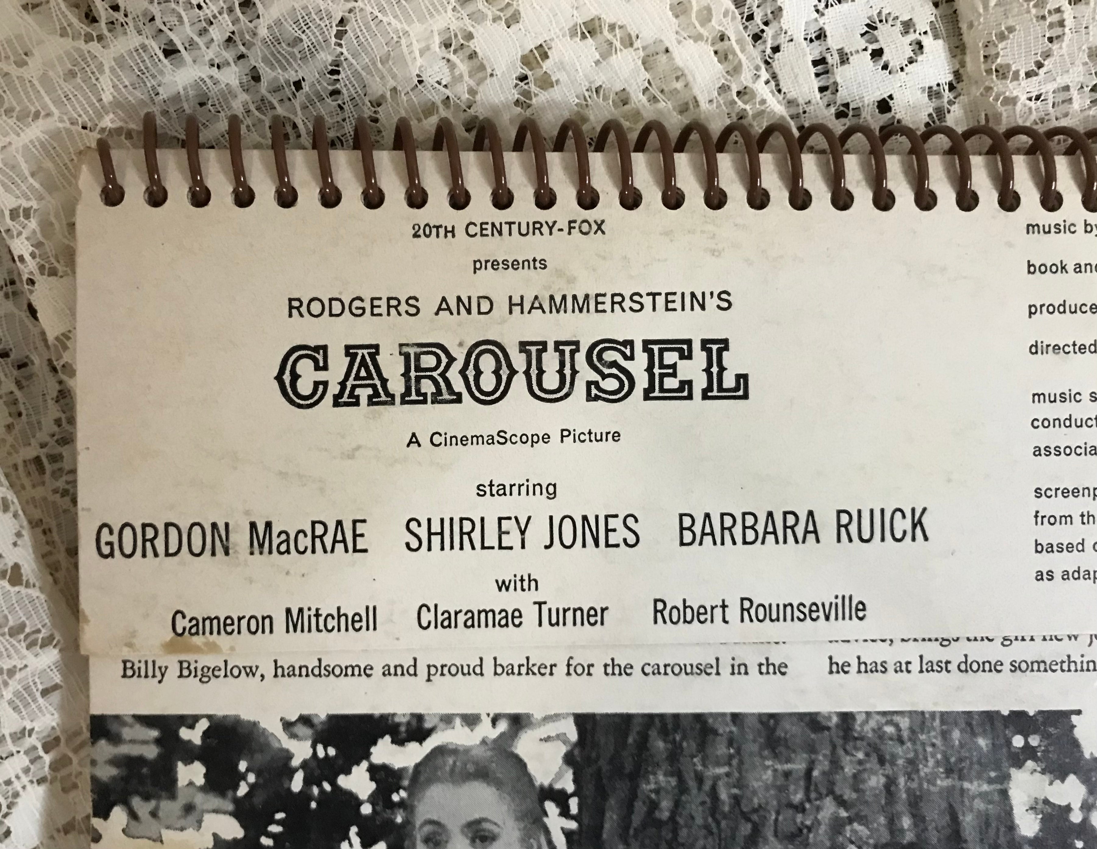 Carousel Album Cover Notebook