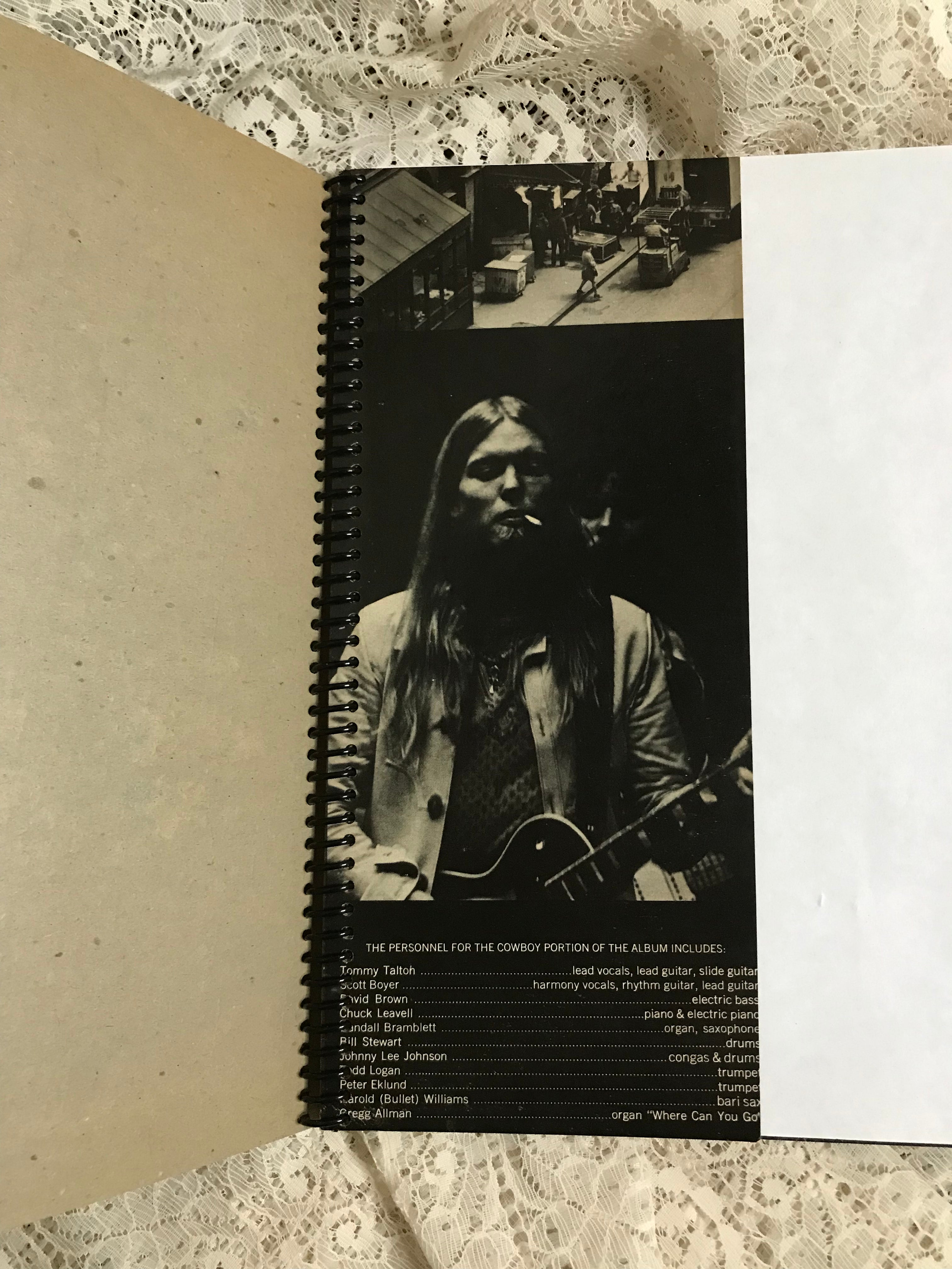 Gregg Allman Tour Album Cover Notebook