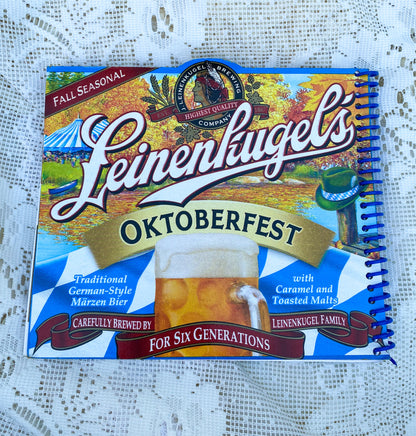 Leinenkugel’s Oktoberfest Recycled Beer Carton Notebook