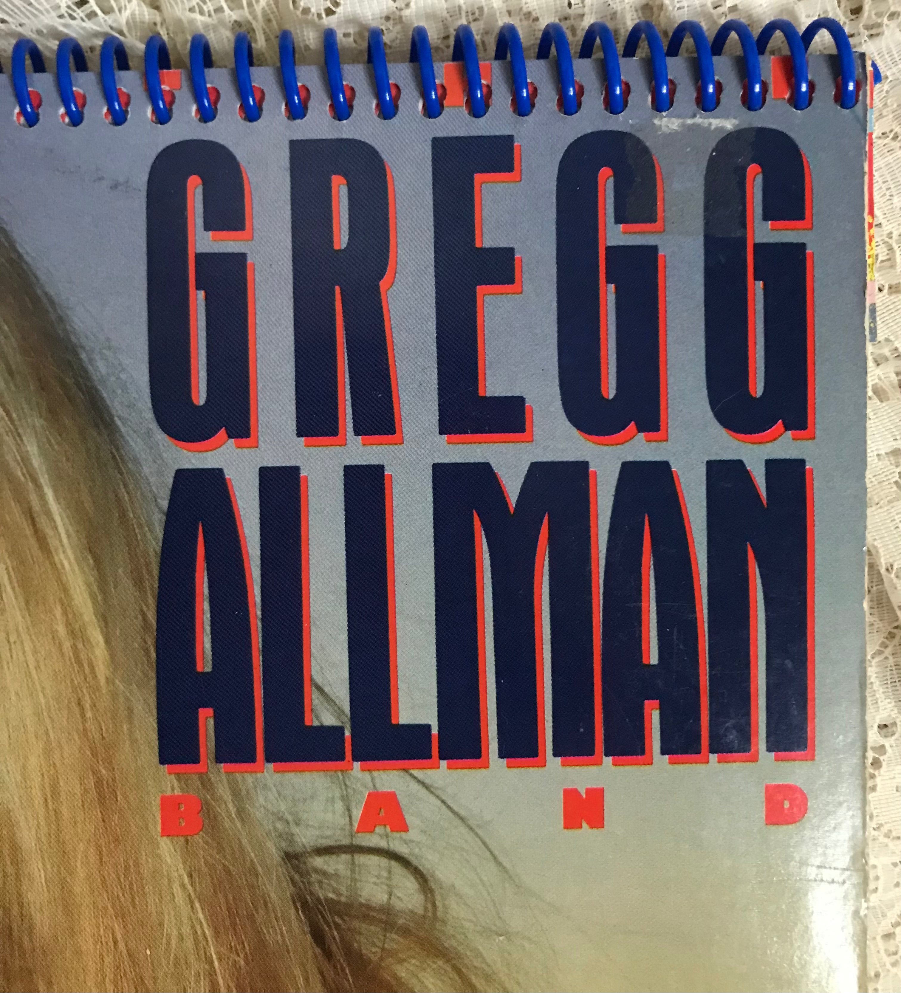 Gregg Allman I'm No Angel Album Cover Notebook