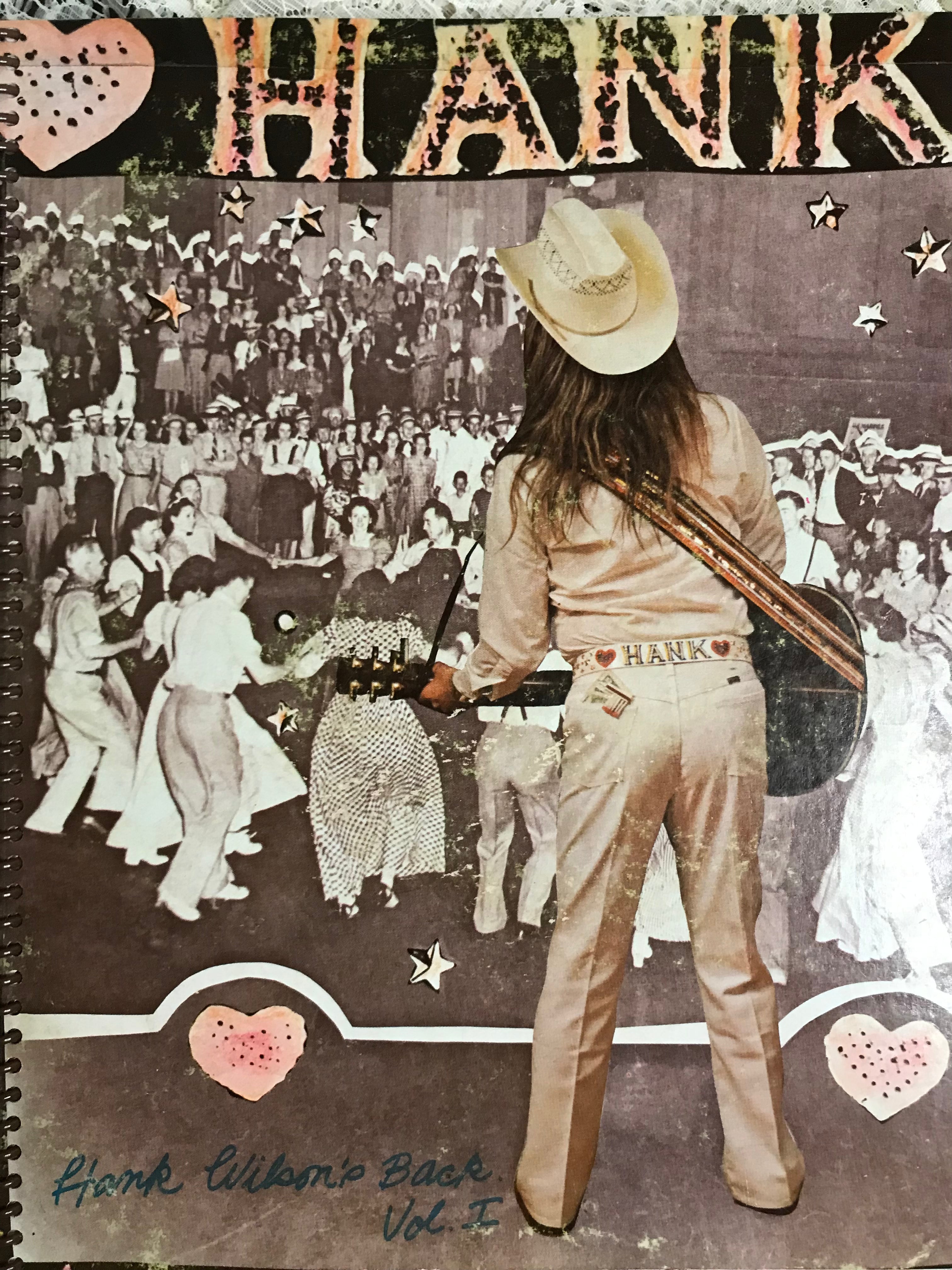 Leon Russell Hank Wilson’s Back Album Cover Notebook