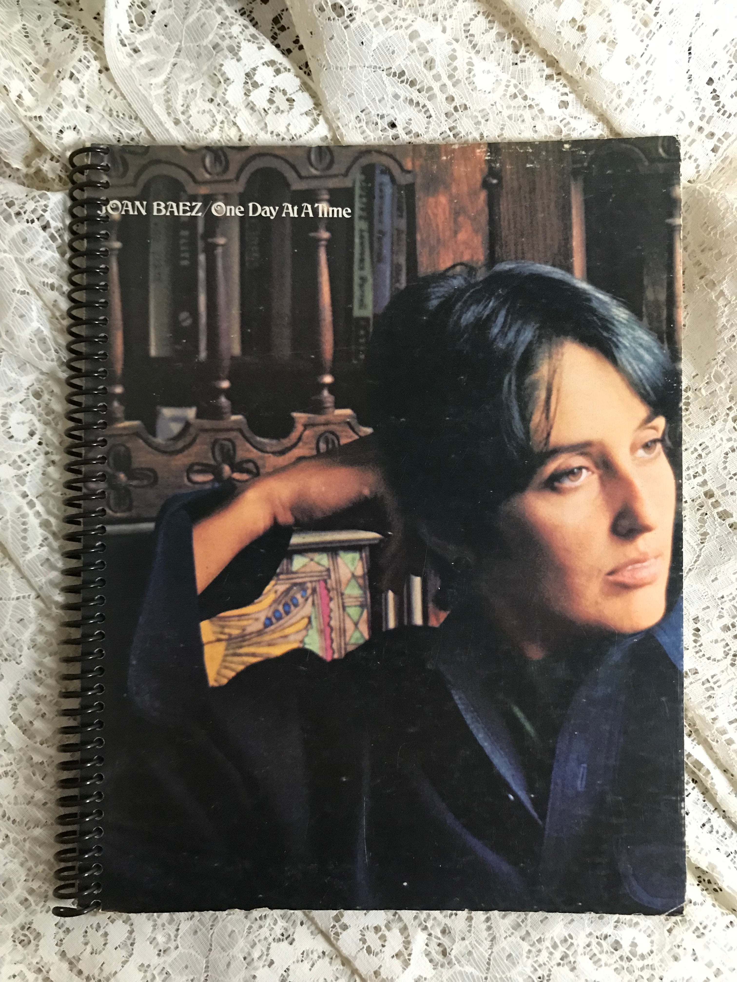 Joan Baez One Day At A Time Album Cover Notebook