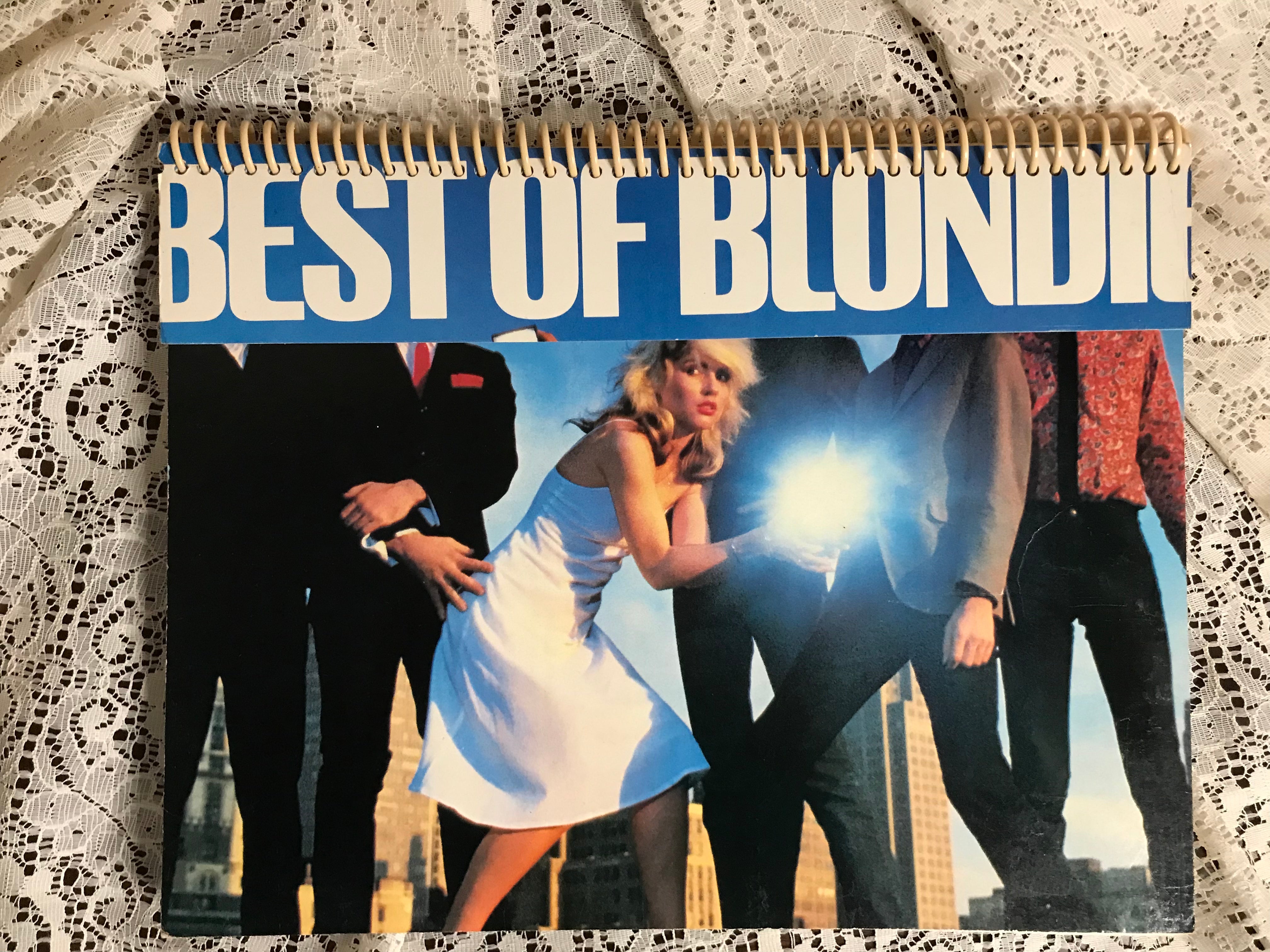 Blondie. Best Of Album Cover Notebook