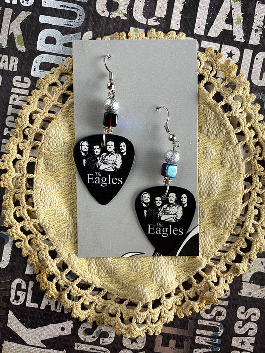 Guitar Pick Earrings - The Eagles