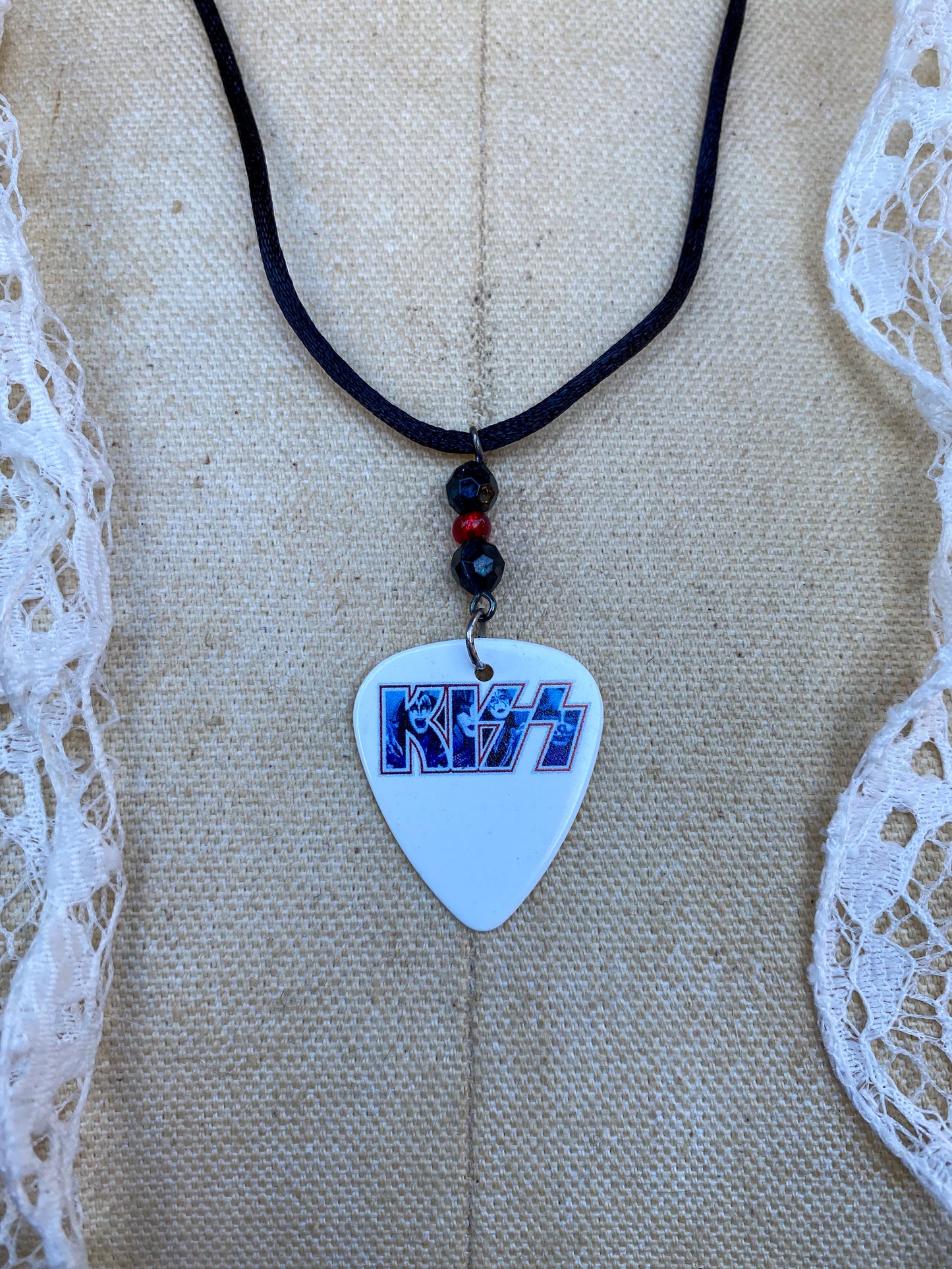 Guitar Pick Necklace - KISS