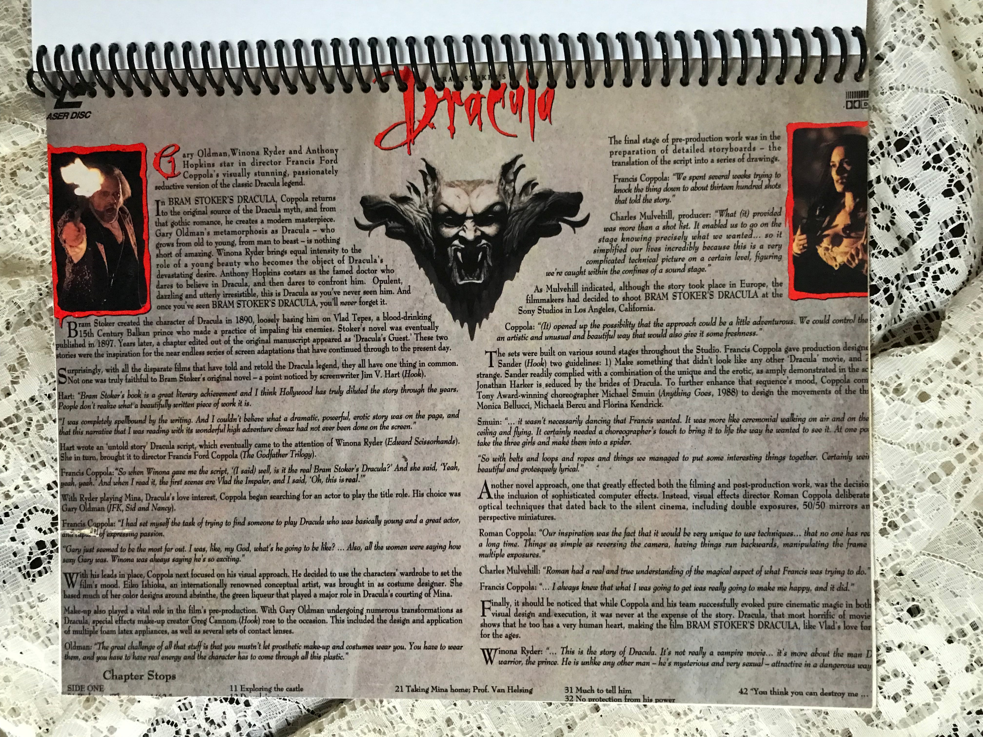 Dracula Album Cover Notebook