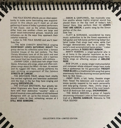 Folk Sound Recycled Album Cover Notebook