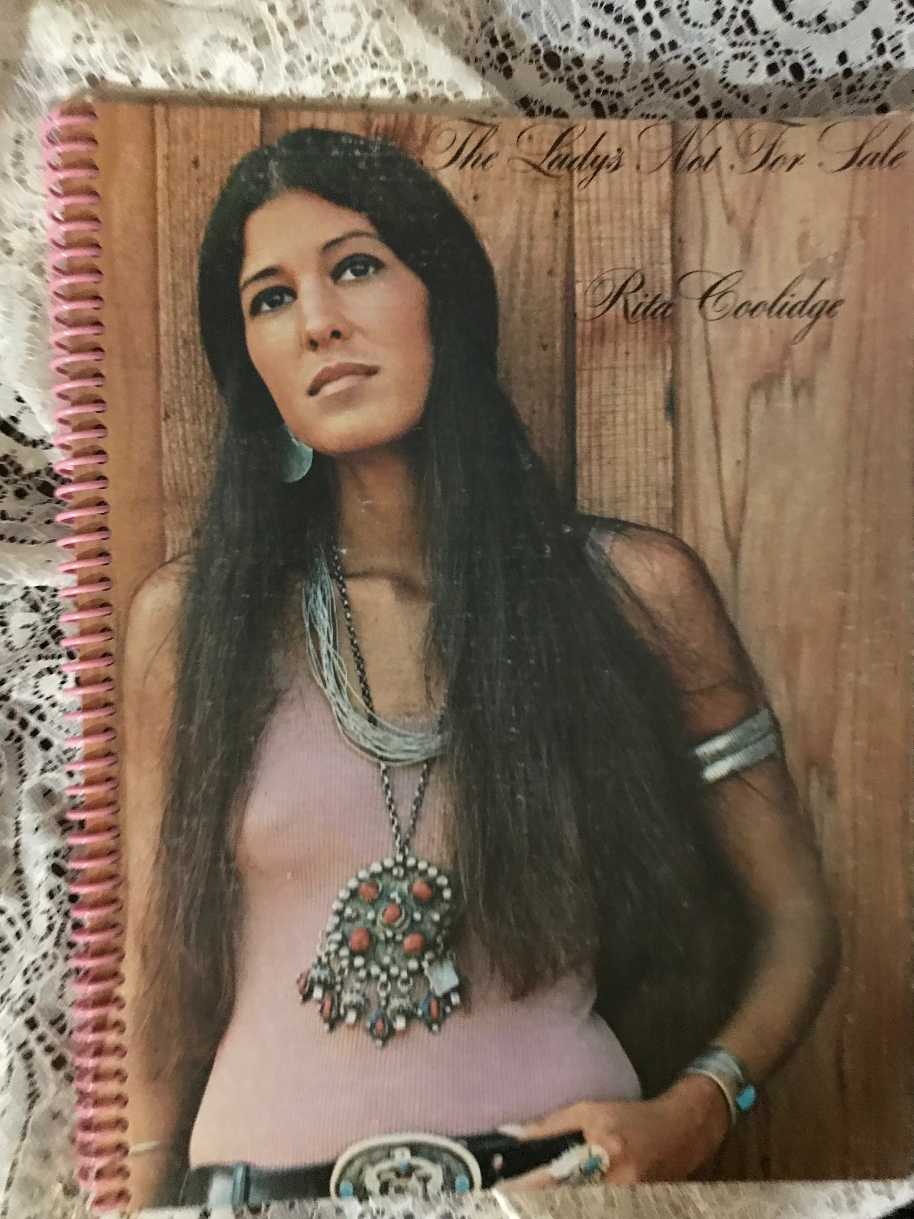 Rita Coolidge The Lady is Not For Sale Album Cover Notebook