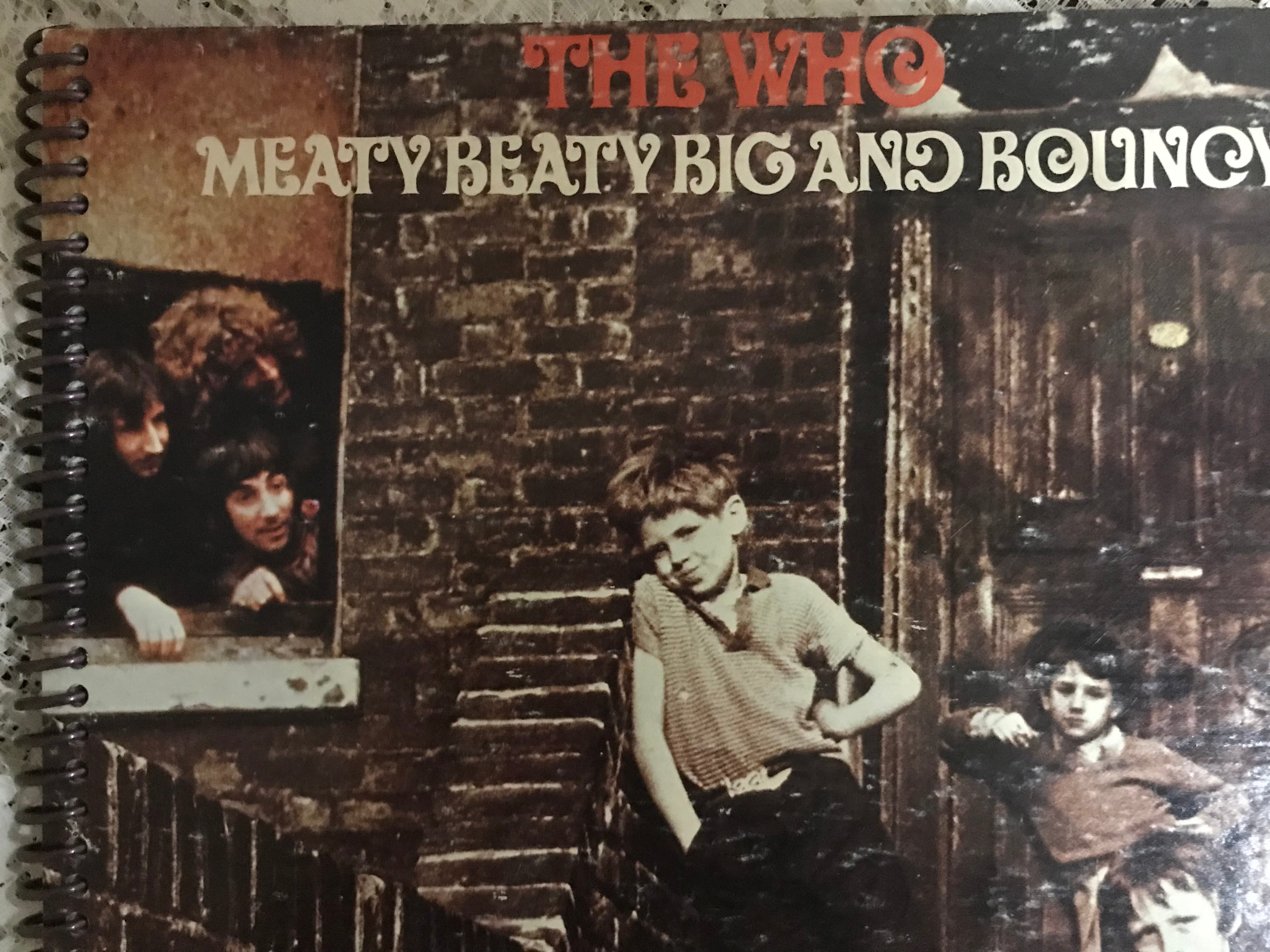 The Who Meaty Beaty Big and Bouncy Album Cover Notebook