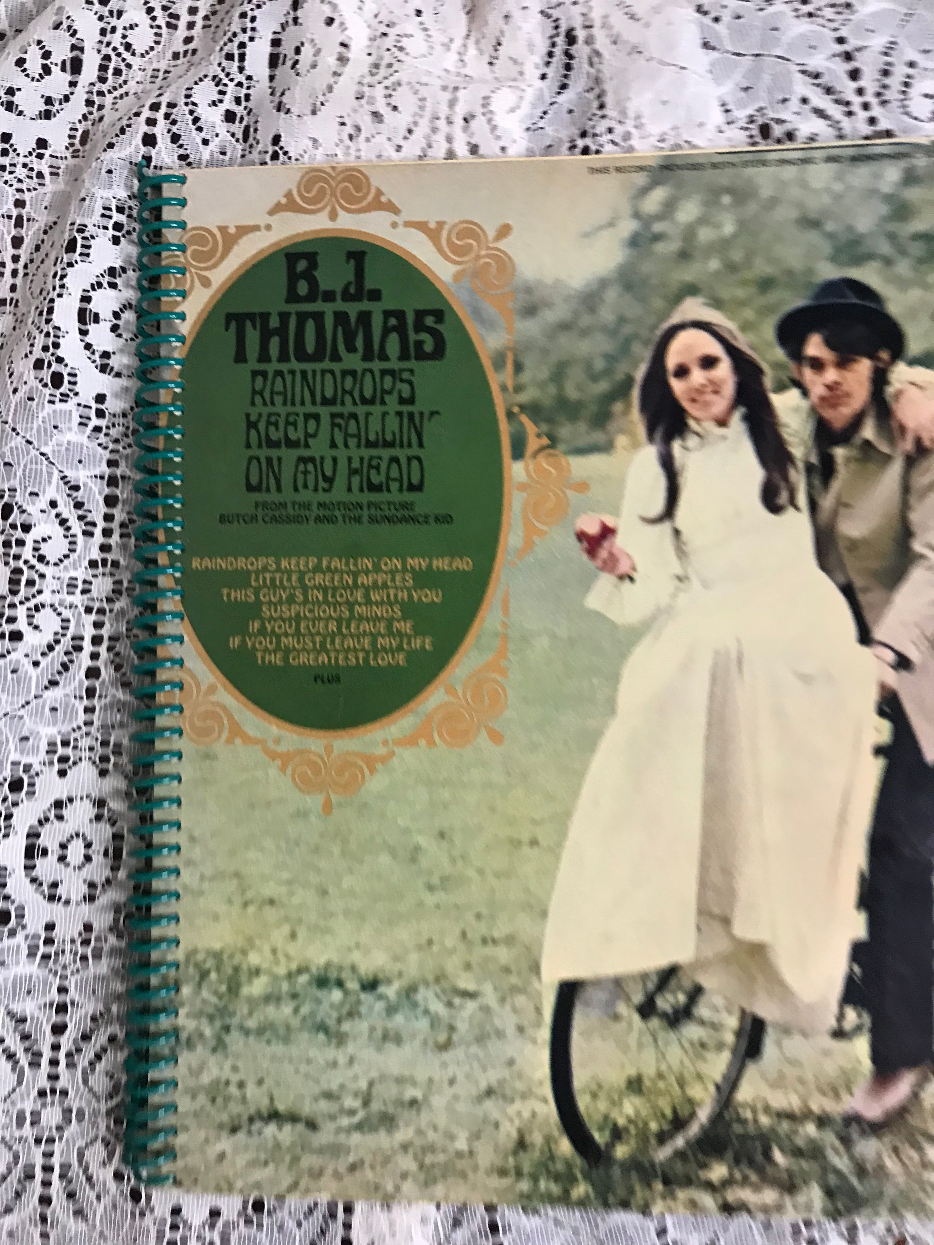 BJ Thomas Album Cover Notebook