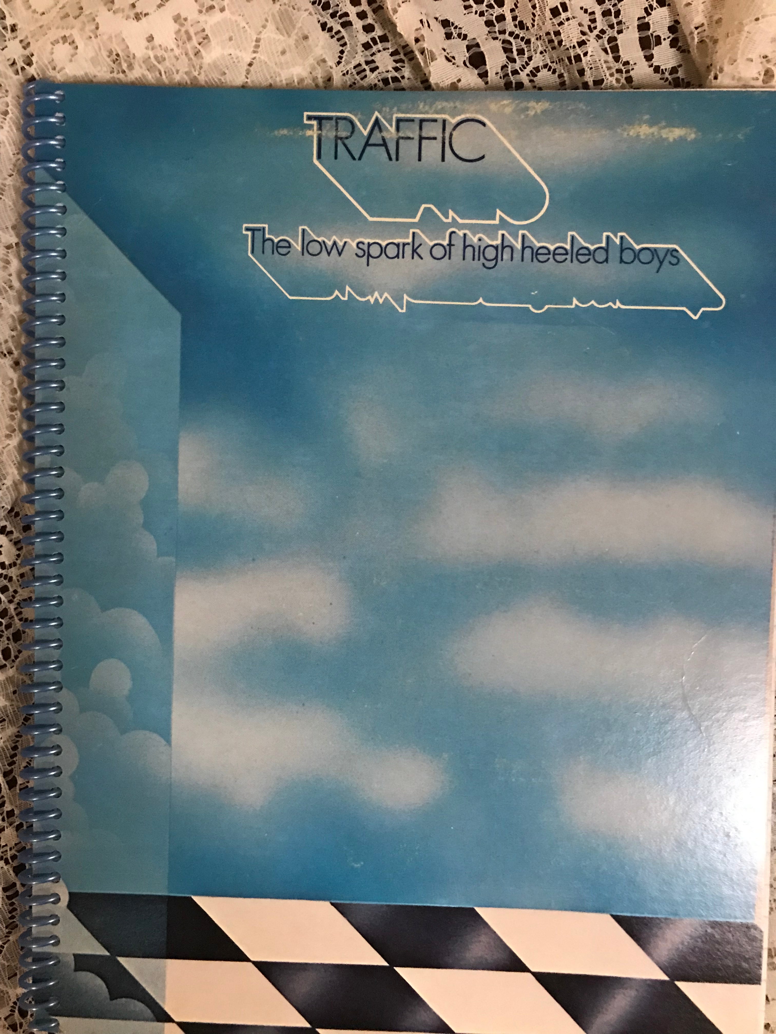 Traffic Low Spark of High Heeled Boys Album Cover Notebook