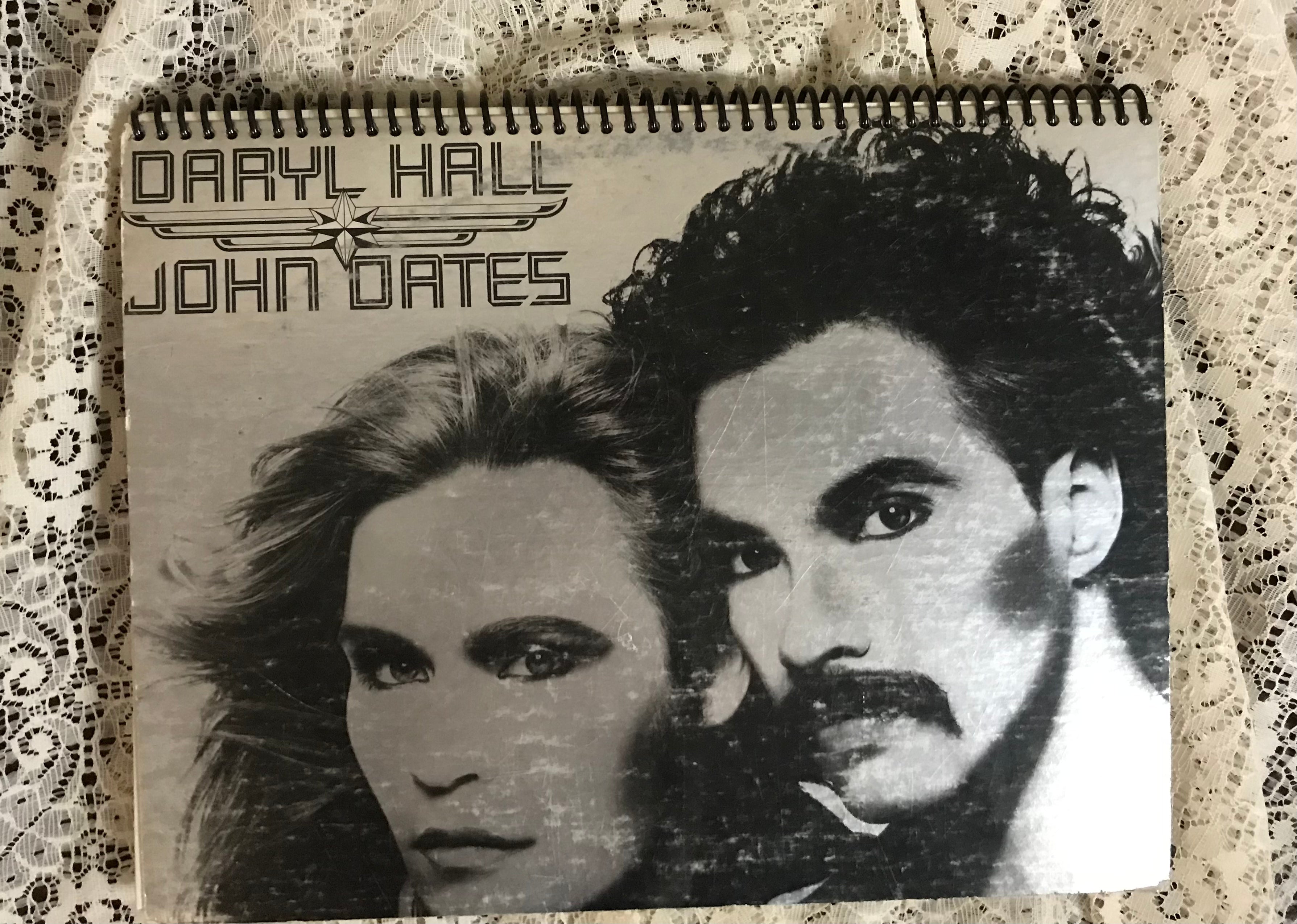 Daryl Hall and John Oates Recycled Album Cover Notebook