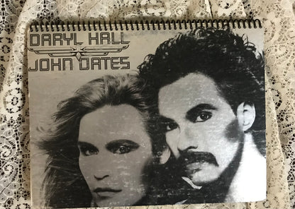 Daryl Hall and John Oates Recycled Album Cover Notebook