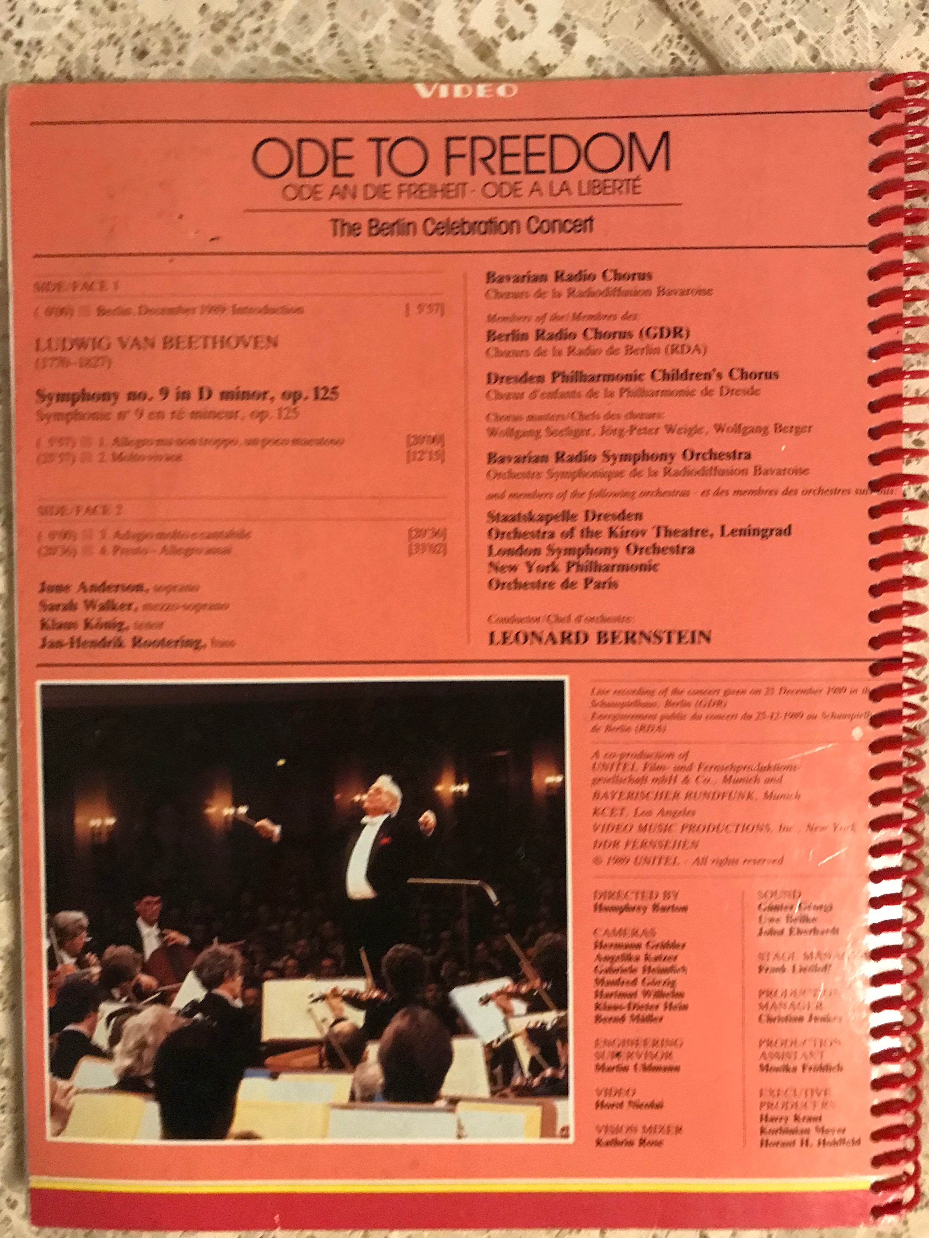 Ode to Freedom Album Cover Notebook