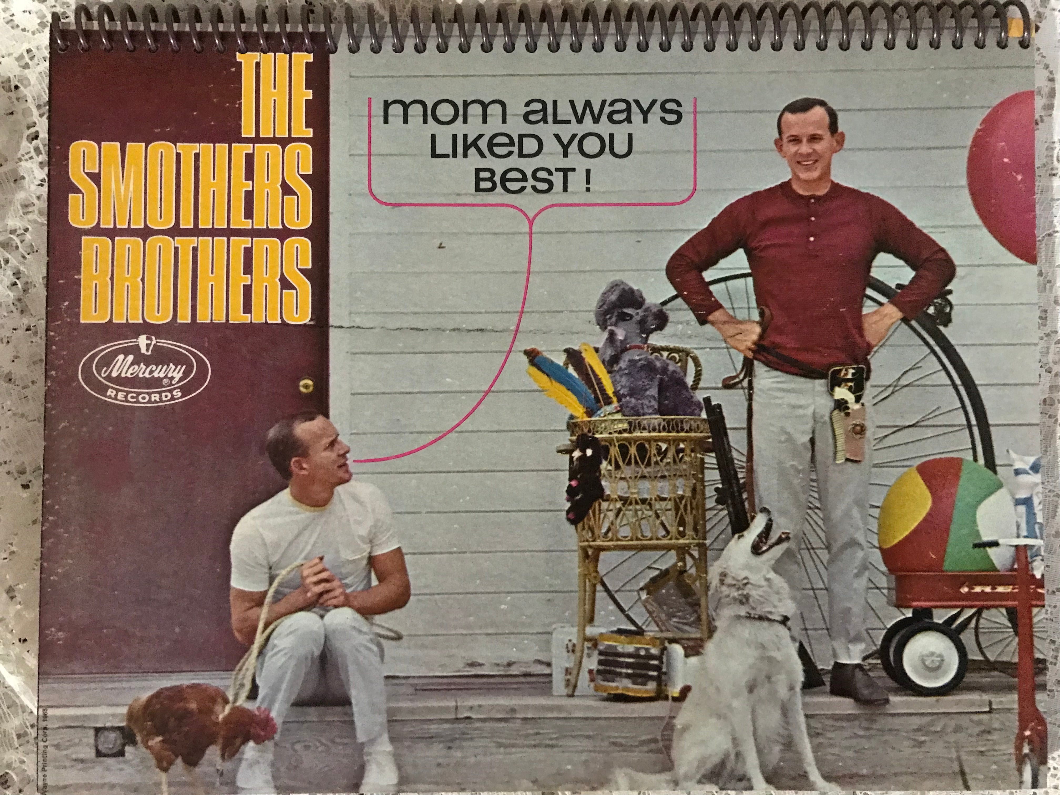 Smothers Brothers Mom Always Liked You Best Album Cover Notebook