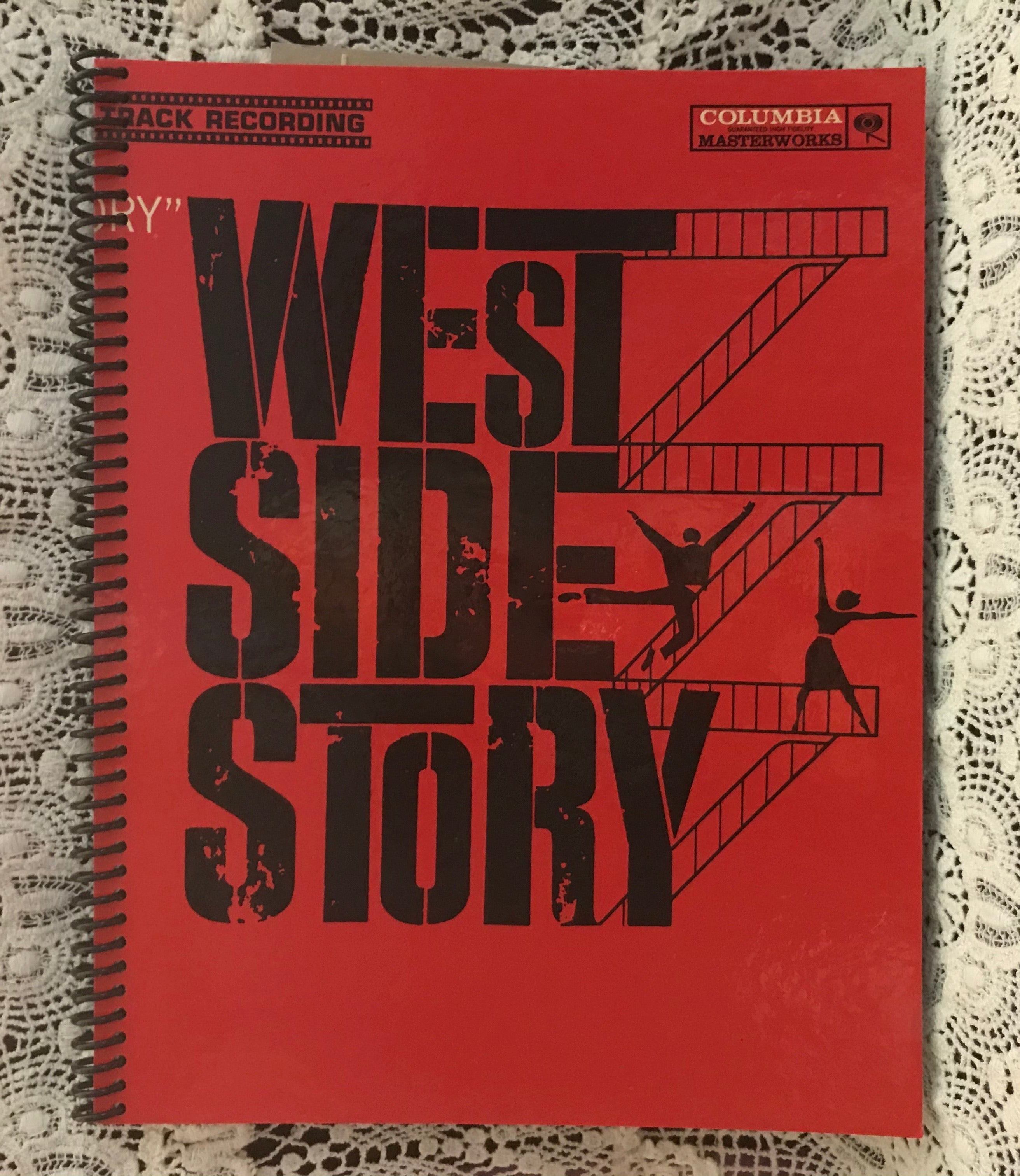 West Side Story Recycled Album Cover Notebook