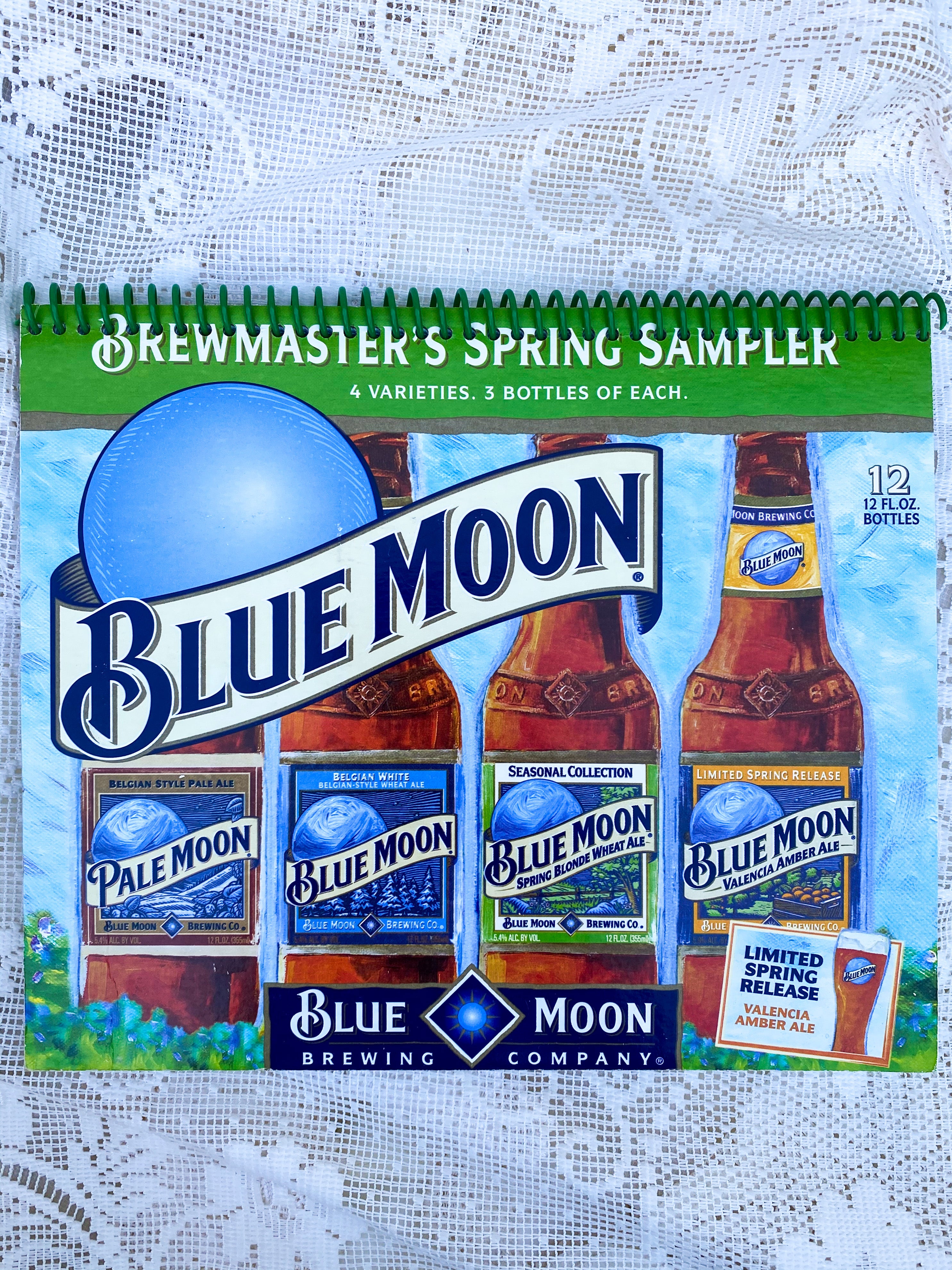 Blue Moon Spring Sampler Recycled Notebook