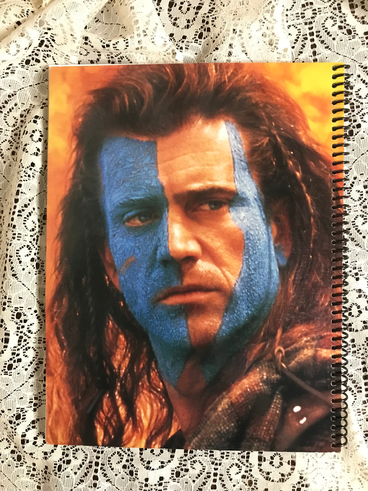 Braveheart Mel Gibson Album Cover Notebook