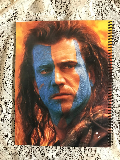 Braveheart Mel Gibson Album Cover Notebook
