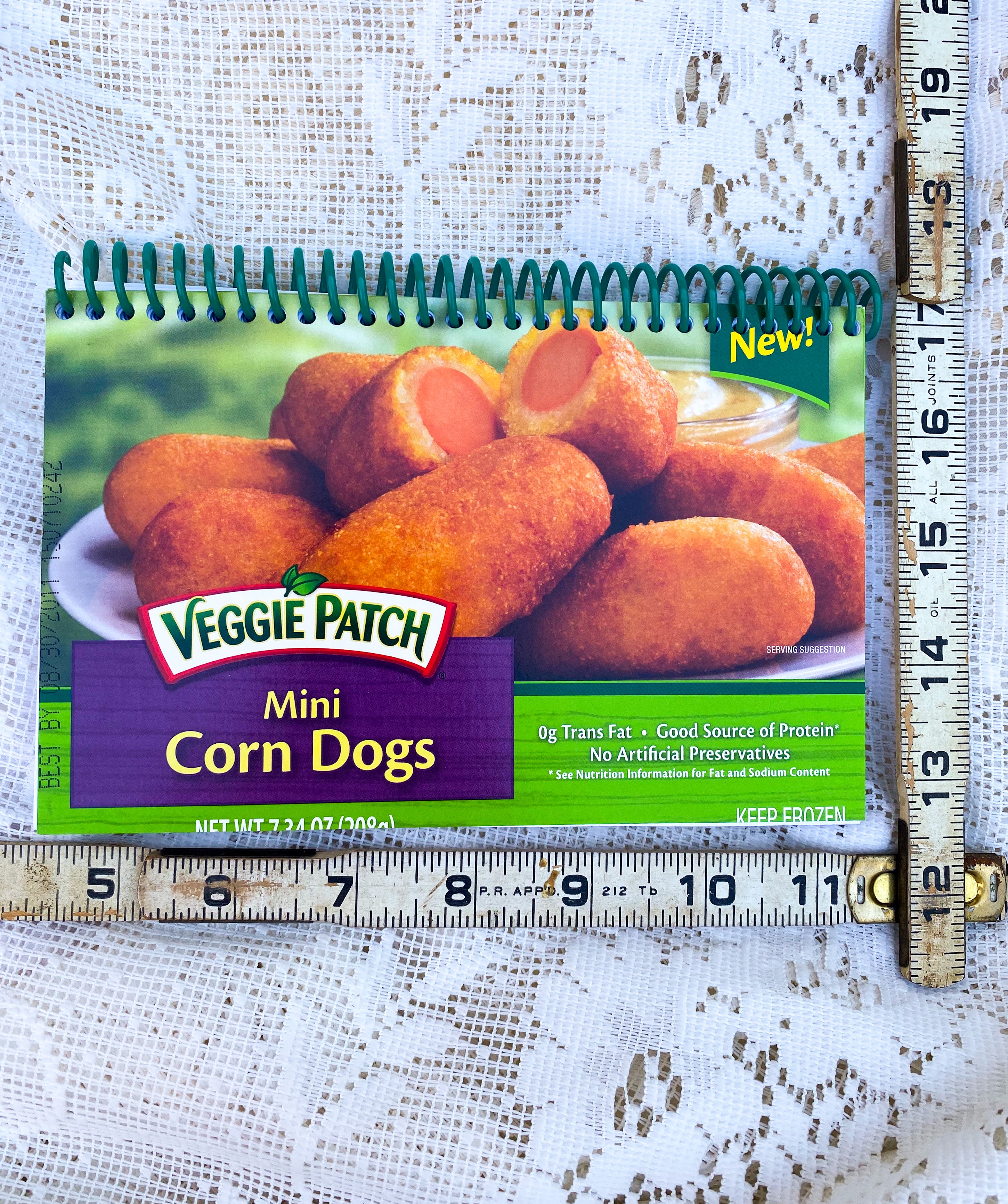 Veggie Patch Corn Dogs Recycled Notebook