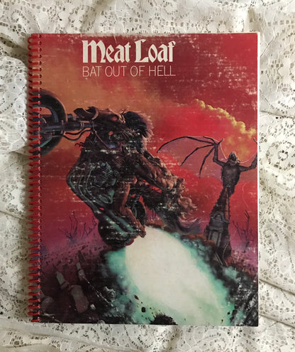 Meatloaf Bat Out Of Hell Album Cover Notebook