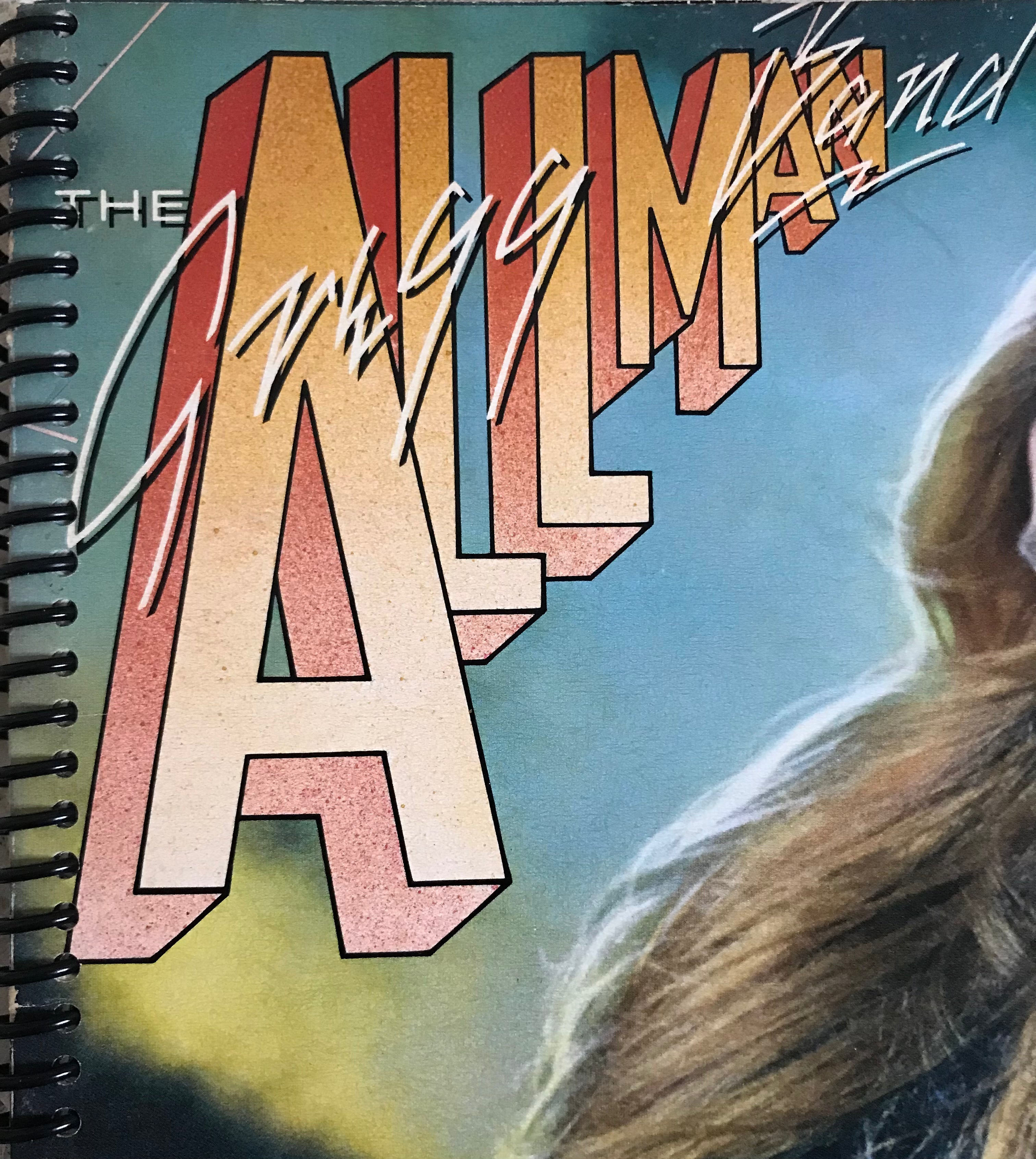 Gregg Allman Band Album Cover Notebook