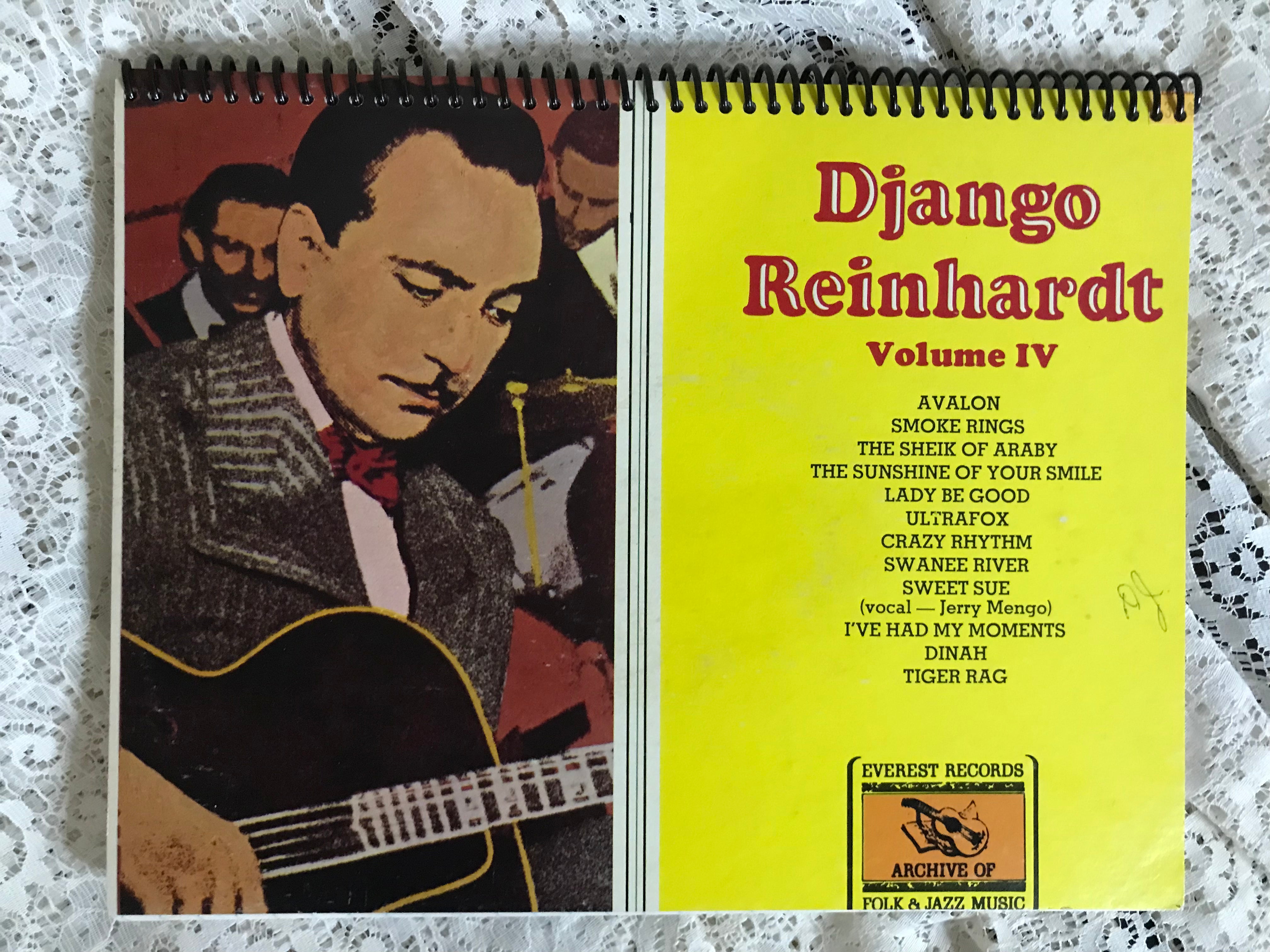 Django Reinhardt Album Cover Notebook