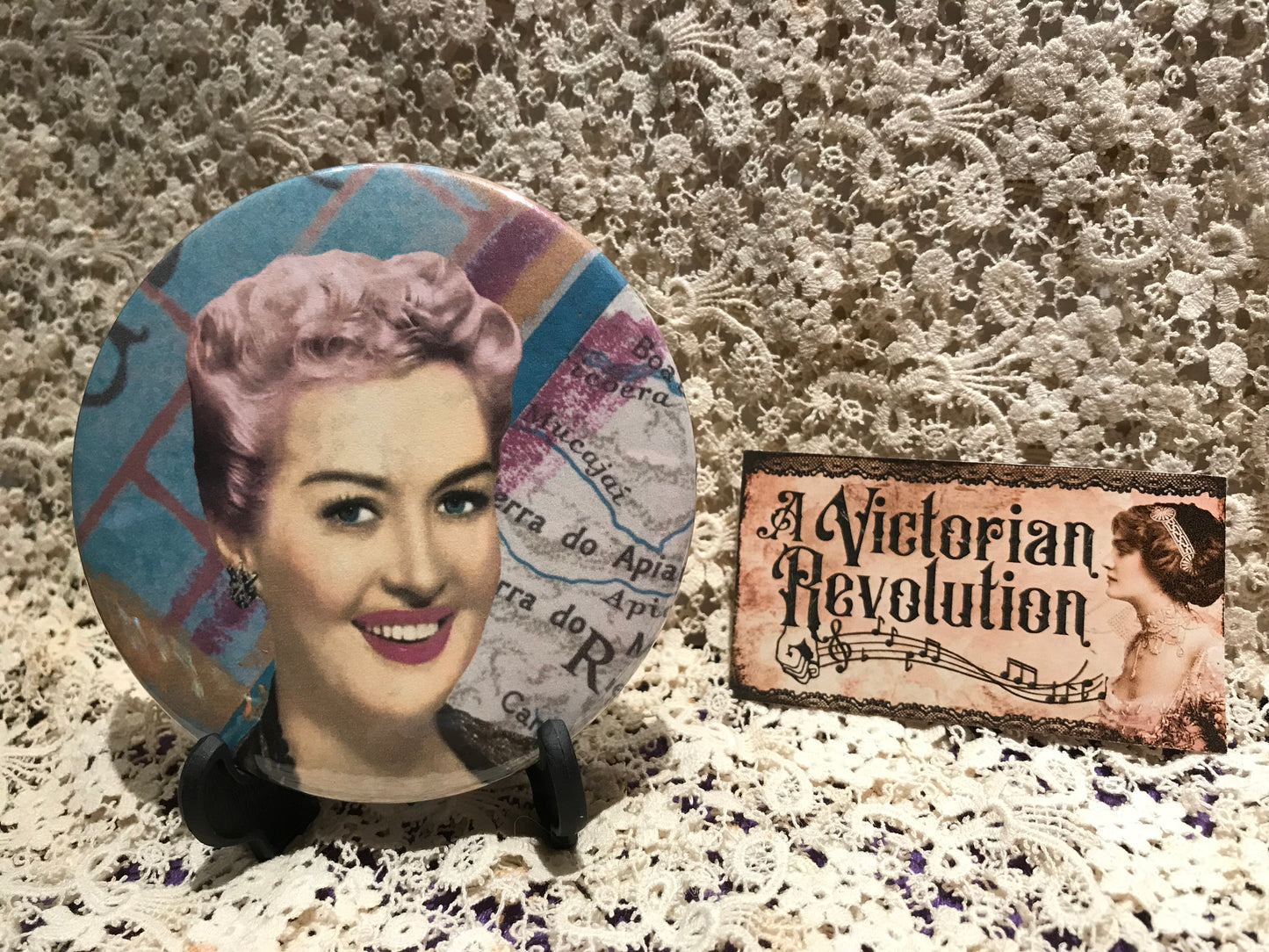 Pocket Mirror 50s Snarky Lady