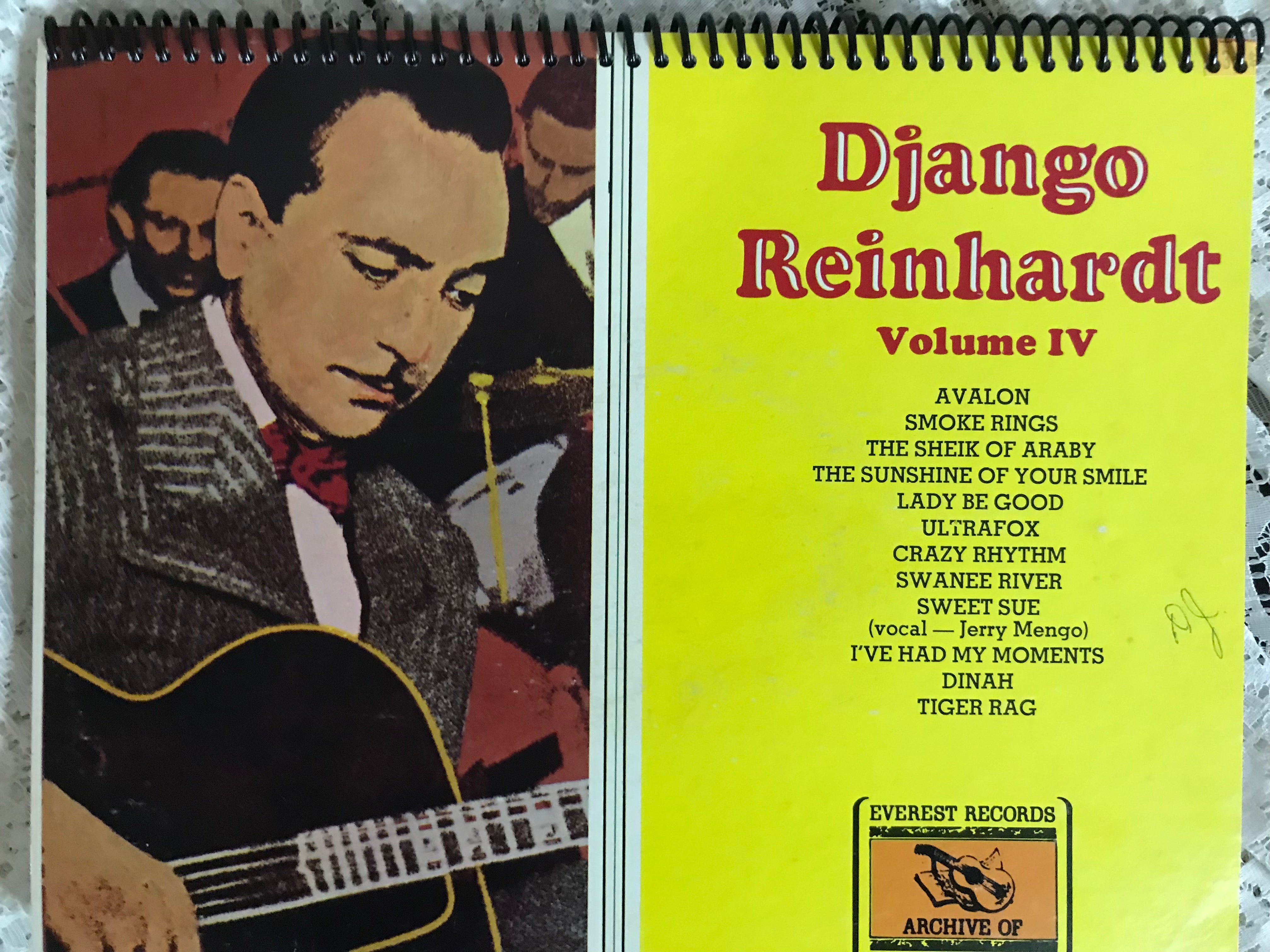 Django Reinhardt Album Cover Notebook