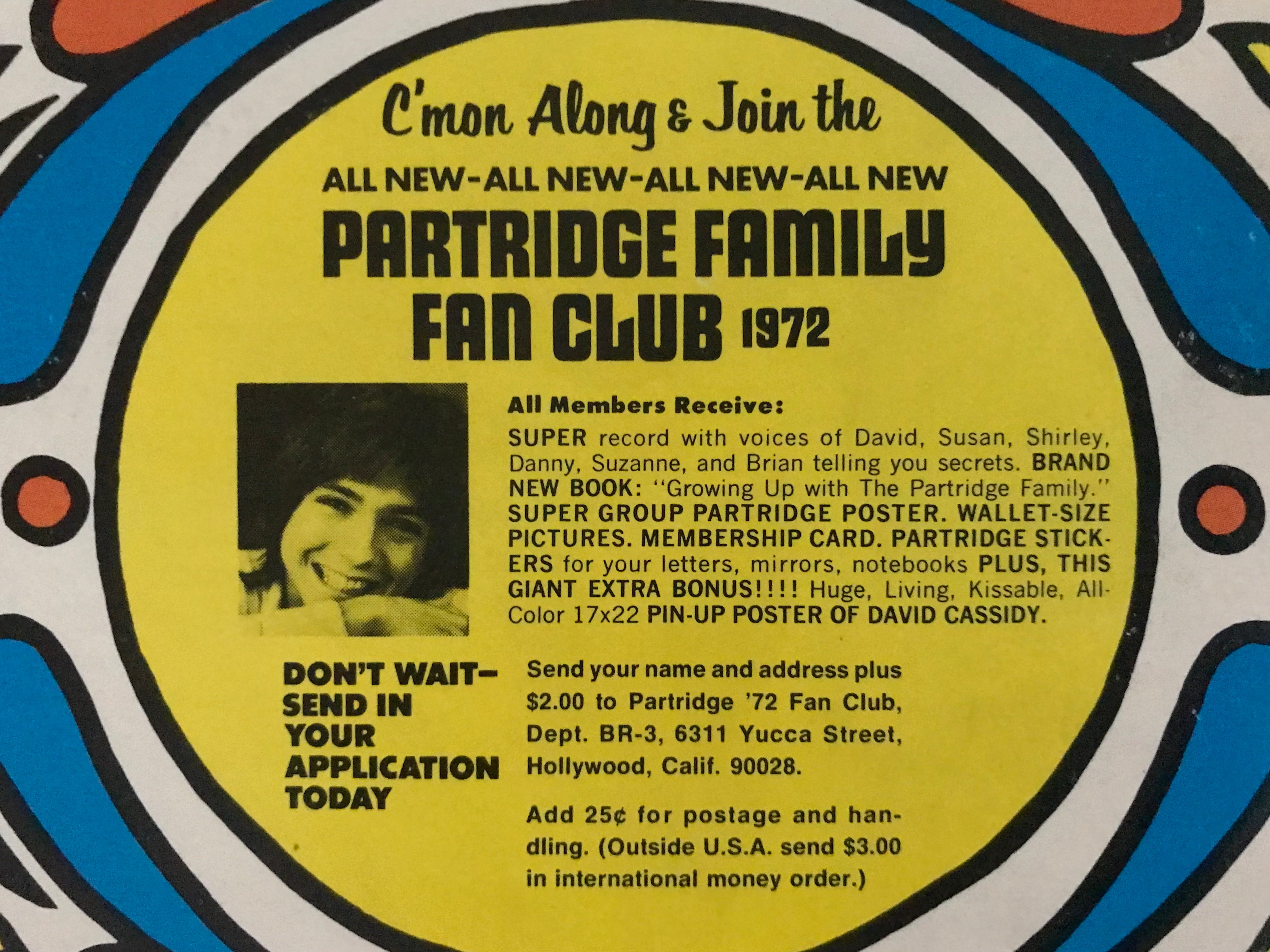 Partridge Family Album Cover Notebook