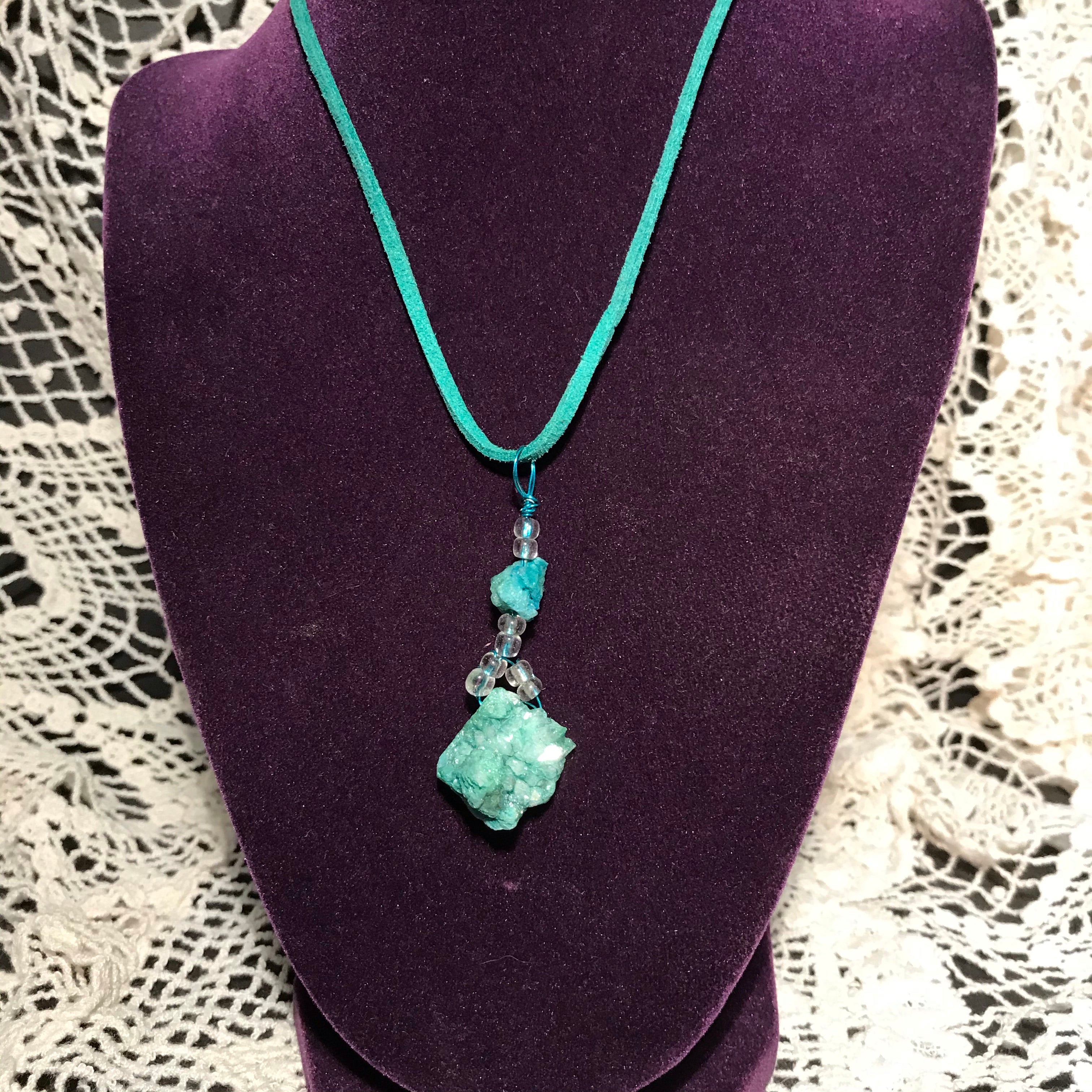 Green Crystal necklace