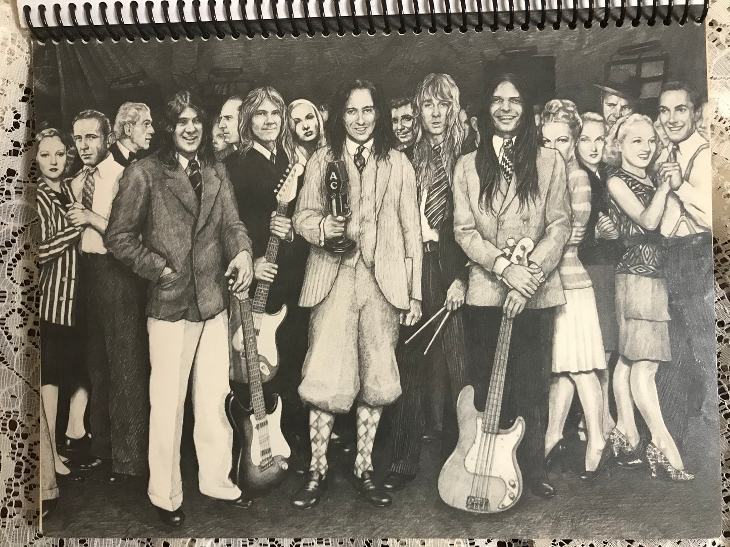Alice Cooper's Greatest Hits Album Cover Notebook