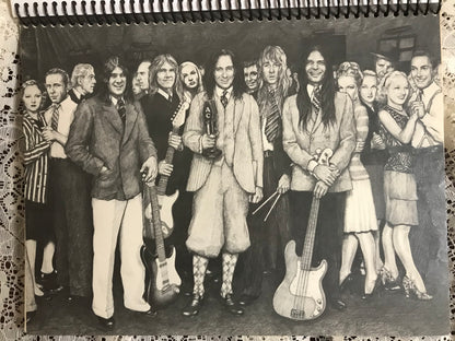 Alice Cooper's Greatest Hits Album Cover Notebook